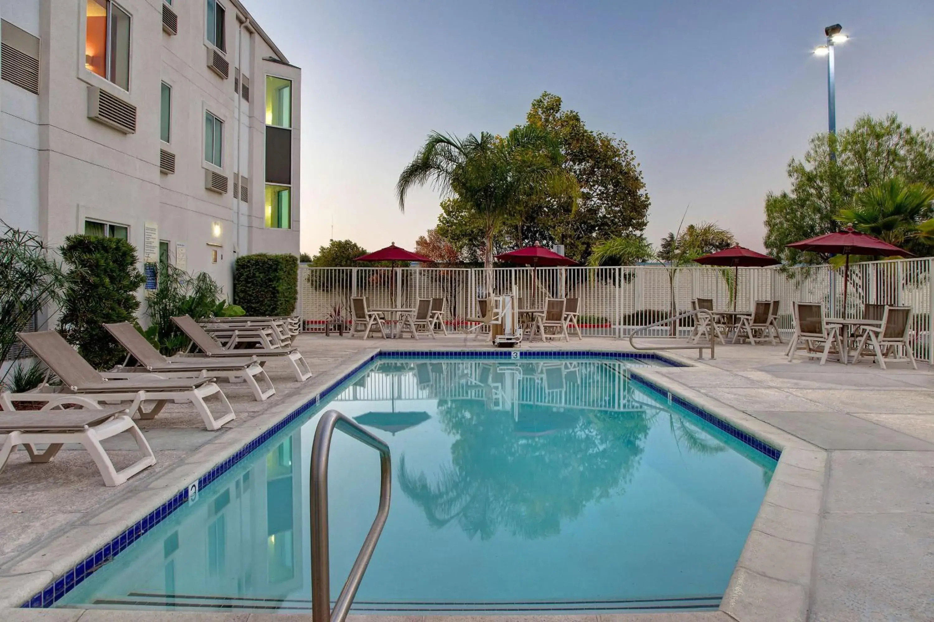 Pool view in Motel 6-Gilroy, CA Pool view in Motel 6-Gilroy, CA
