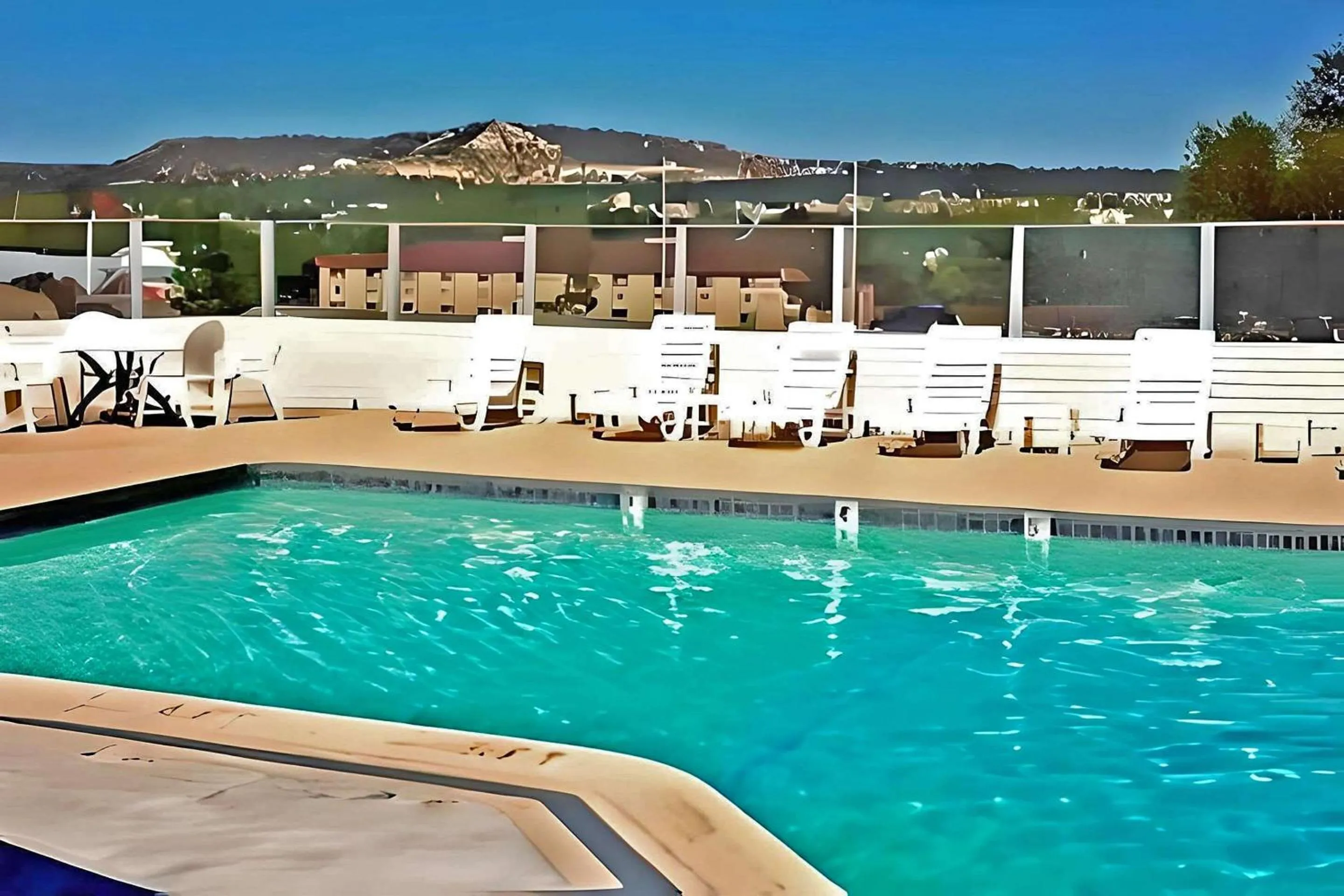 Swimming pool in Motel 6 Colorado Springs, CO – South/Metro Area