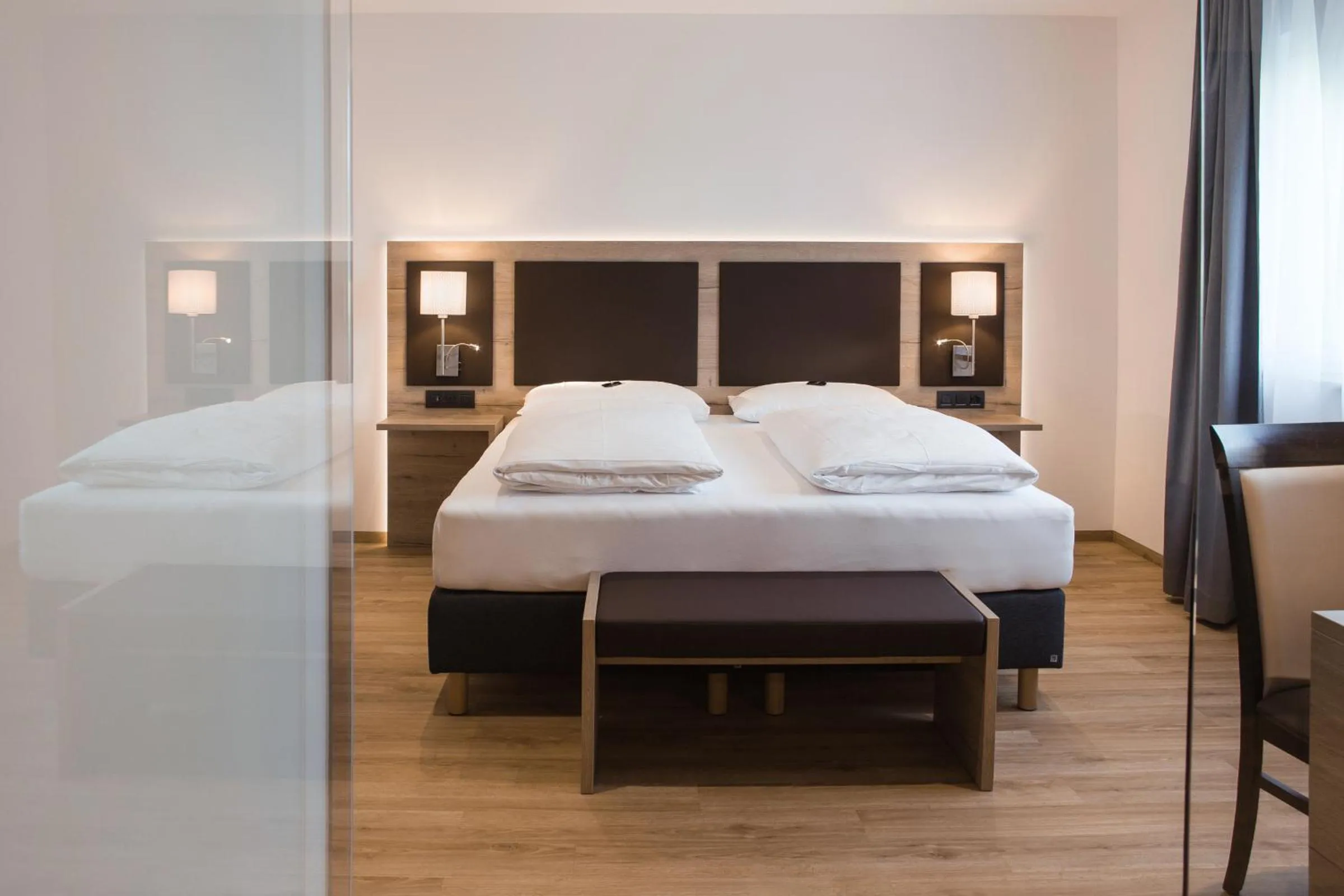 Bed in Patrix Hotel, Restaurant, Bar