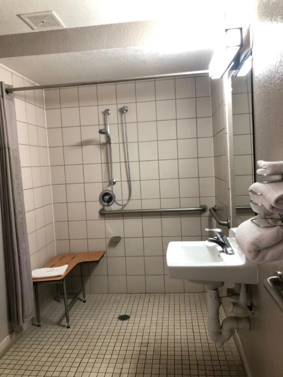Shower in Motel 6-Nogales, AZ - Mariposa Road