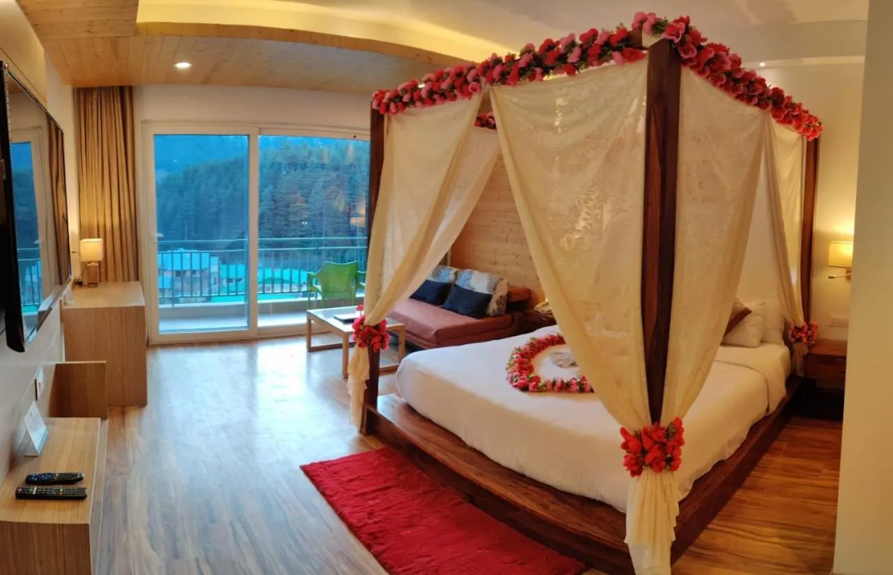Bed in The Orchard Greens Resort - A Centrally Heated Property