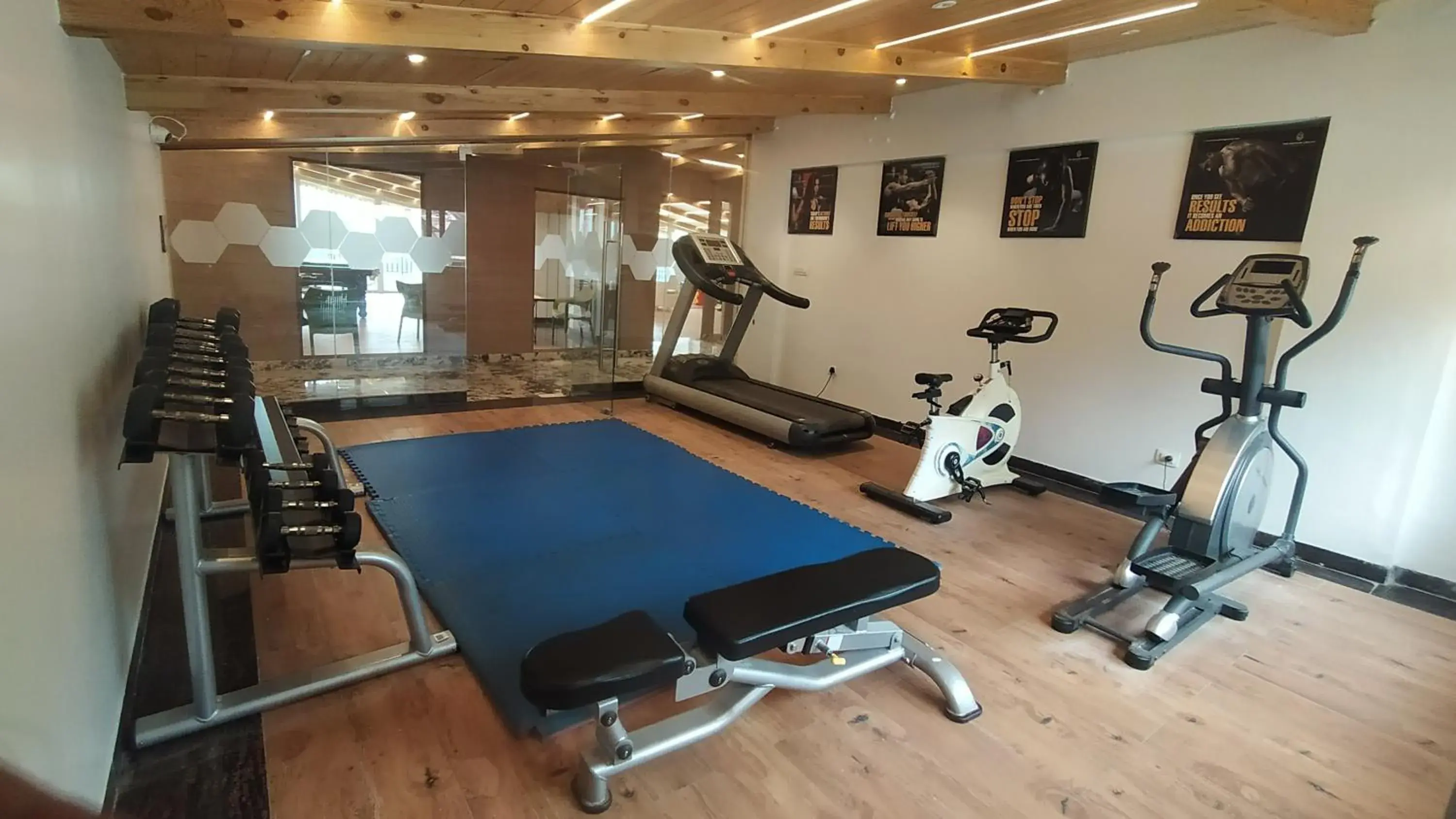 Fitness centre/facilities in The Orchard Greens Resort - A Centrally Heated Property Fitness centre/facilities in The Orchard Greens Resort - A Centrally Heated Property