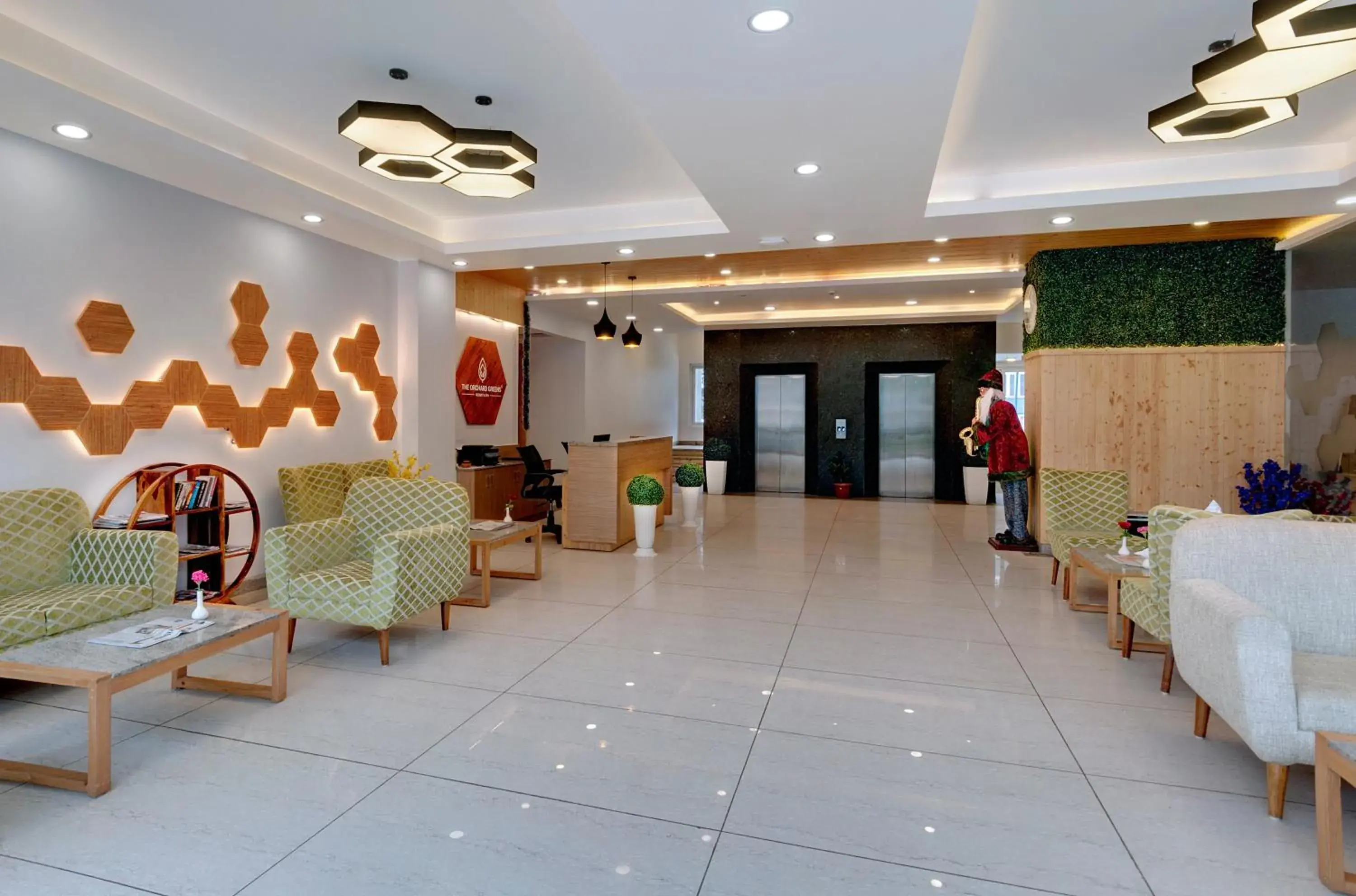 Lobby or reception in The Orchard Greens Resort - A Centrally Heated Property Lobby or reception in The Orchard Greens Resort - A Centrally Heated Property
