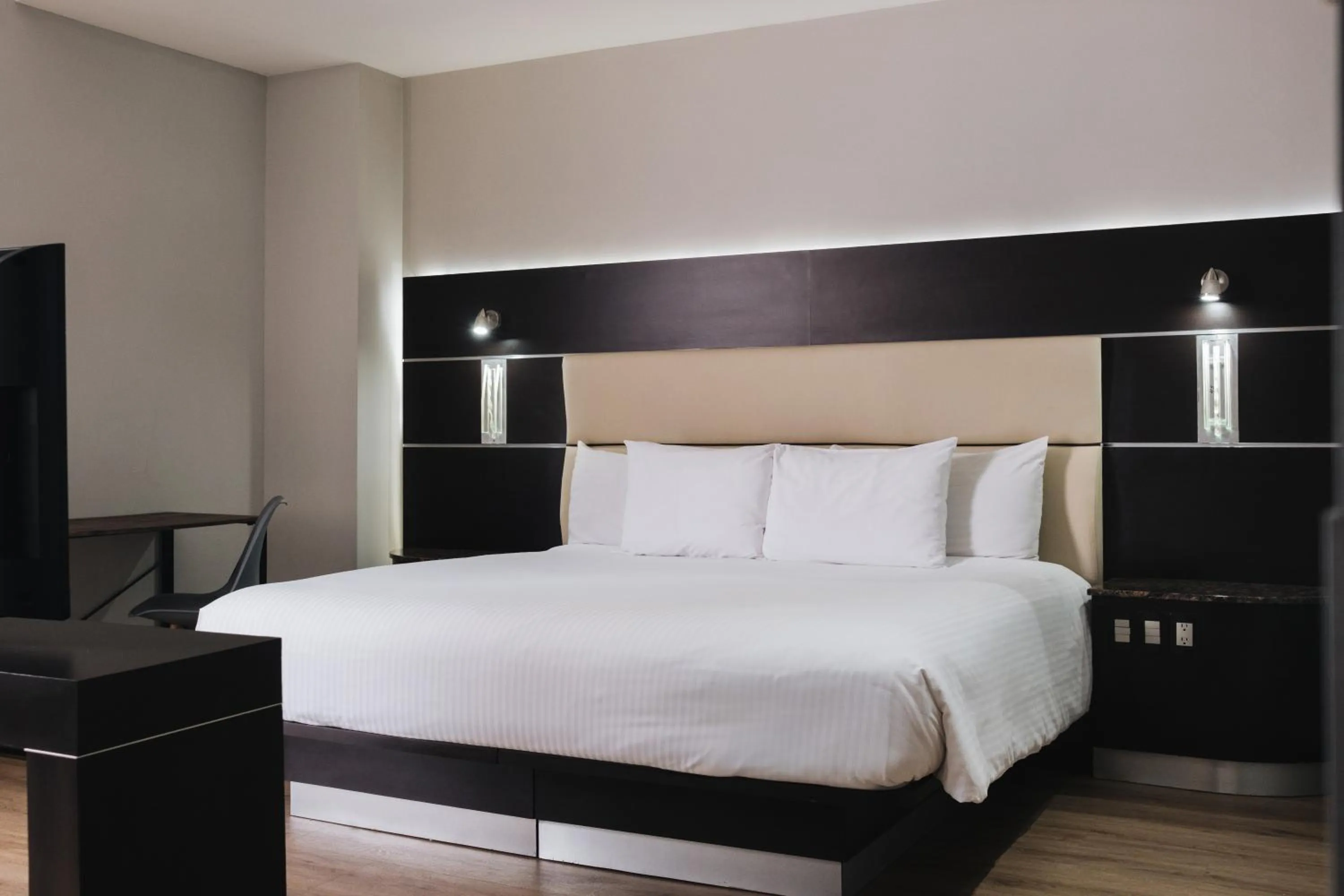 Bedroom, Bed in Exe Cities Reforma