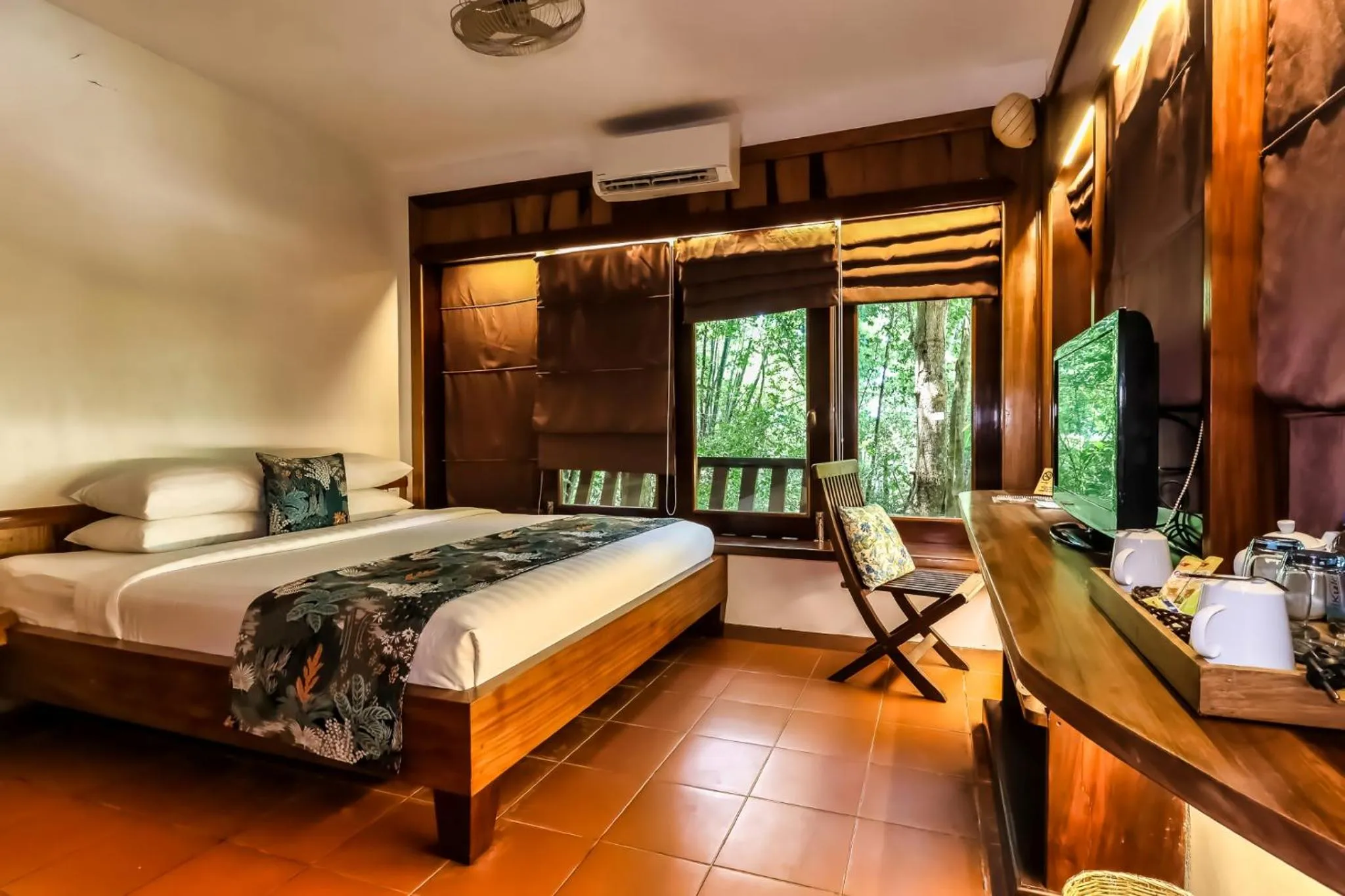 Bed in Veranda Natural Resort