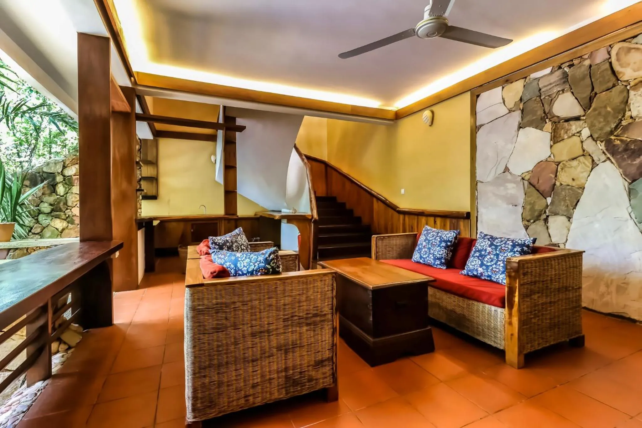 Seating area in Veranda Natural Resort