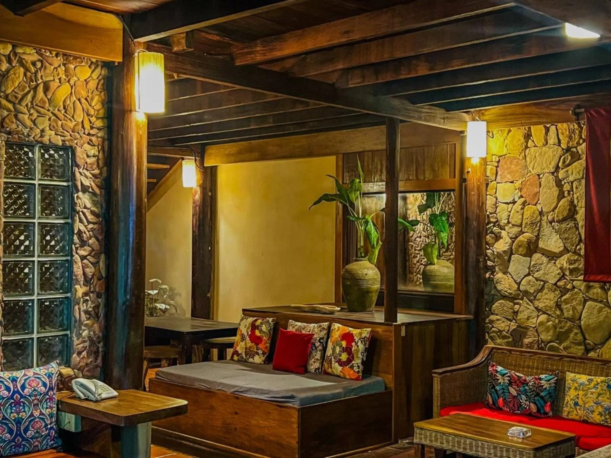 Seating area in Veranda Natural Resort