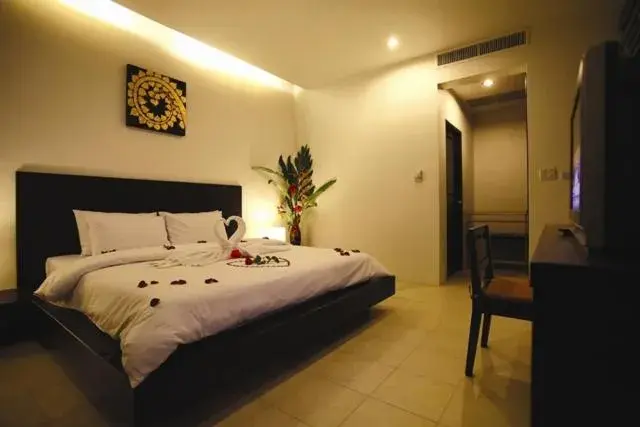 Bed in The Shambhala Khaolak Resort Bed in The Shambhala Khaolak Resort