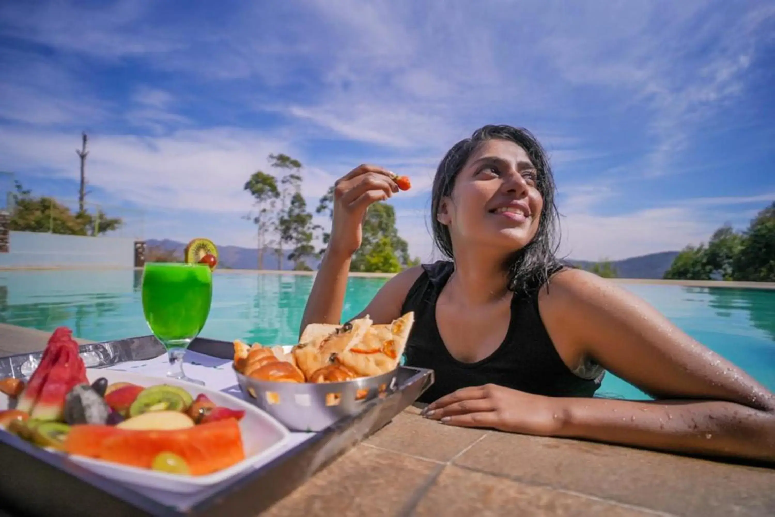 Swimming pool in Mountain Club Resort Munnar Swimming pool in Mountain Club Resort Munnar