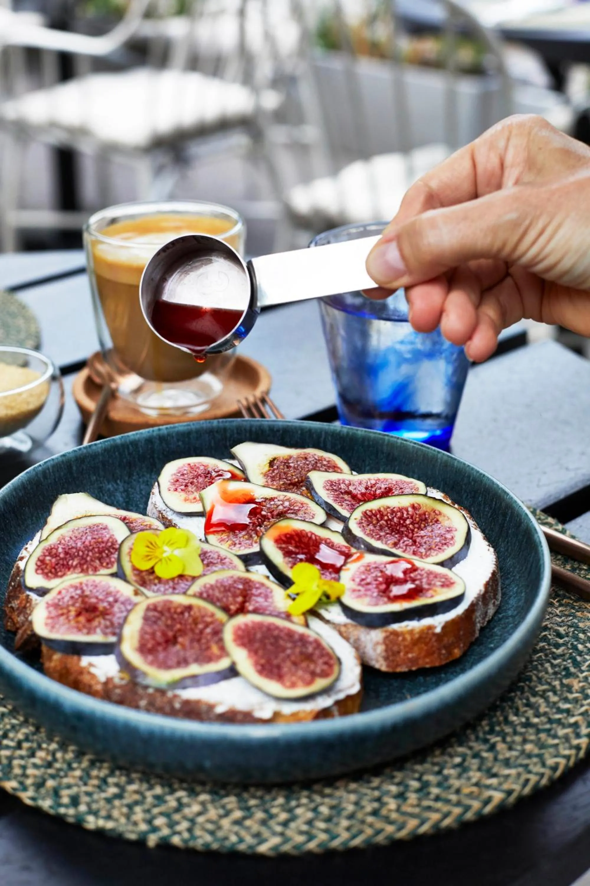 Lunch in Inhabit Southwick Street, a Member of Design Hotels