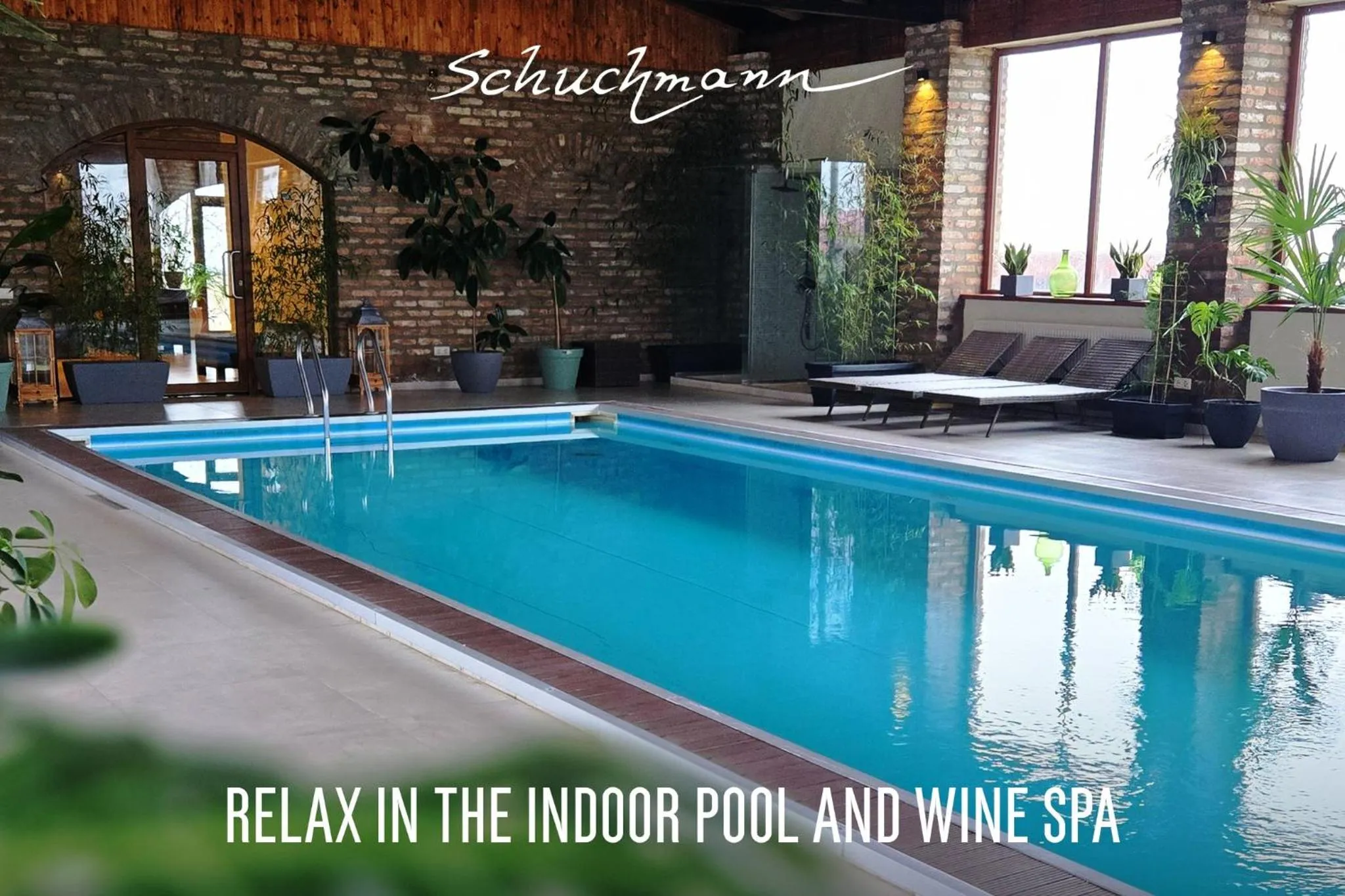 Swimming pool in Schuchmann Wines Château,Villas & SPA