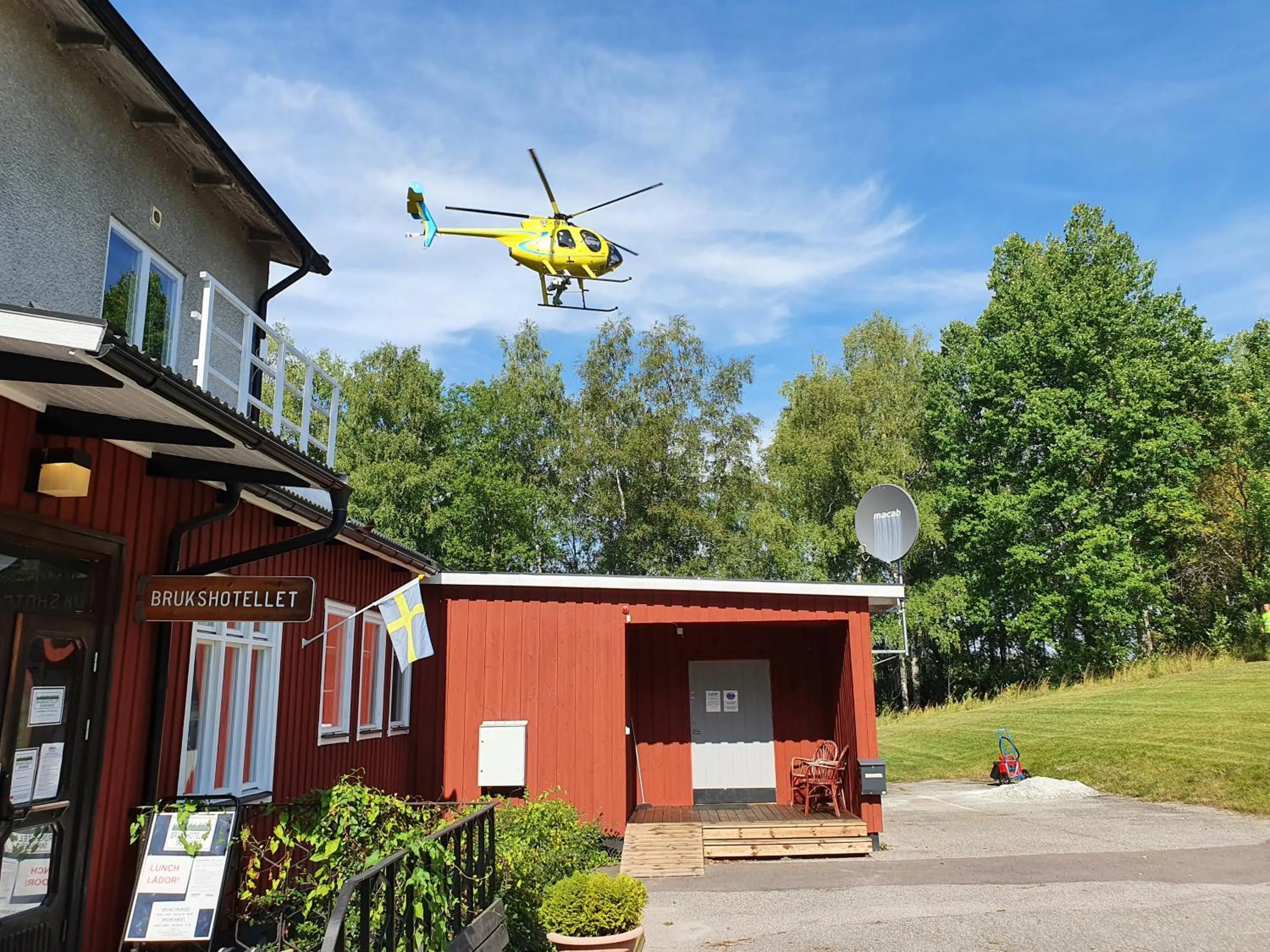 Parking in Brukshotellet Skinnsberg