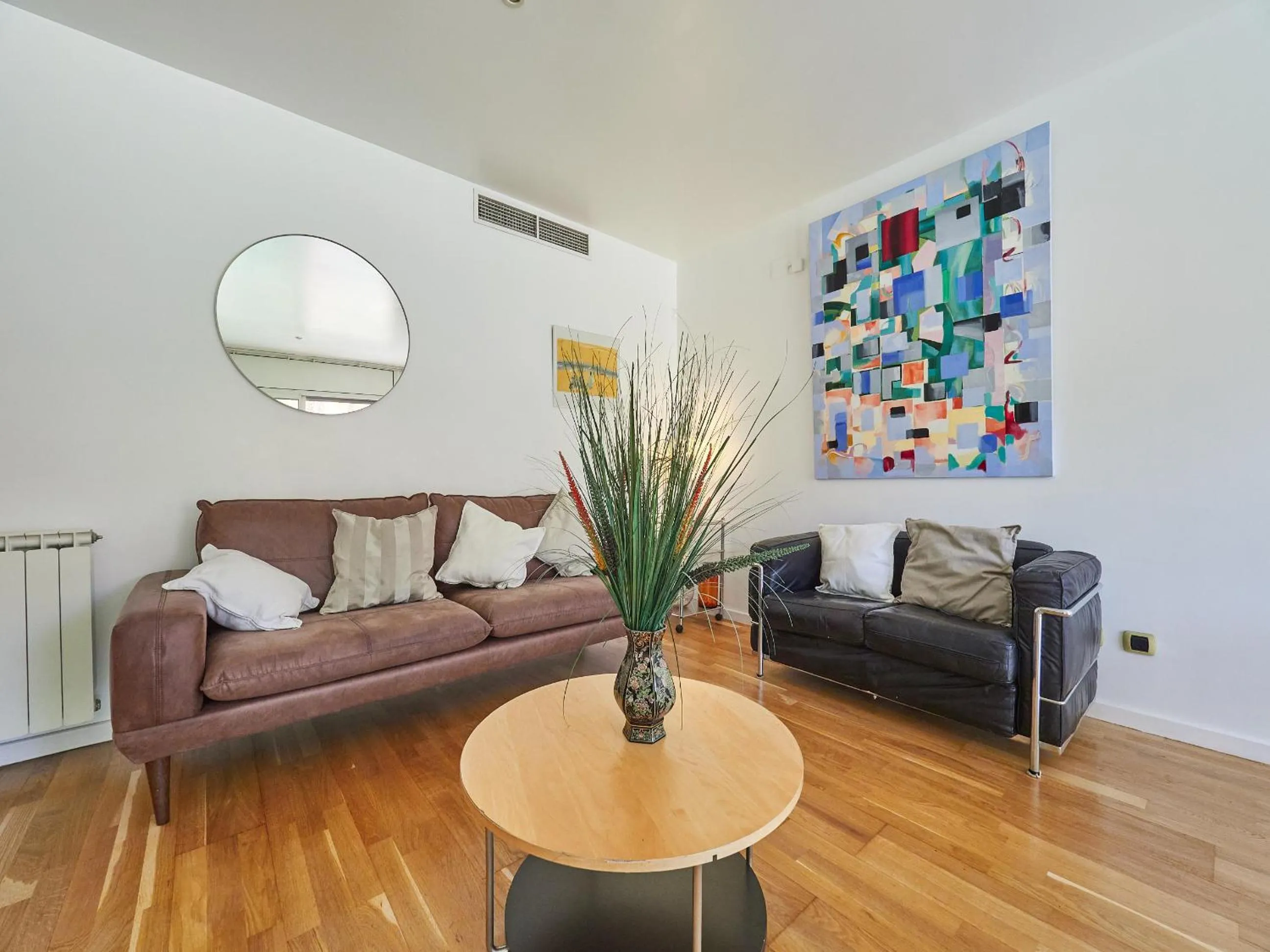 Living room in BarcelonaForRent Vila Olimpica Pool Suites