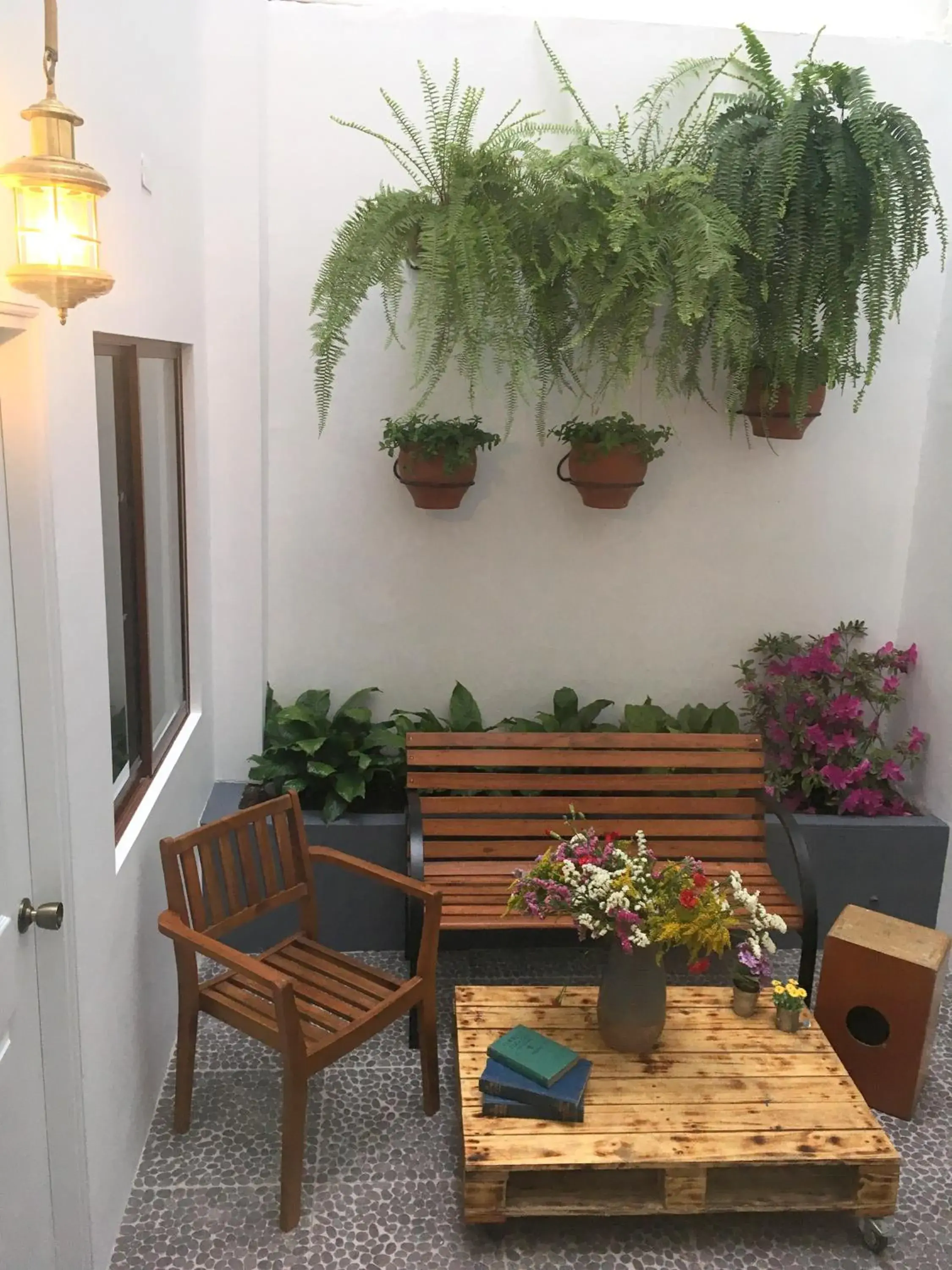 Patio in Belma Boutique Bed and Breakfast Patio in Belma Boutique Bed and Breakfast