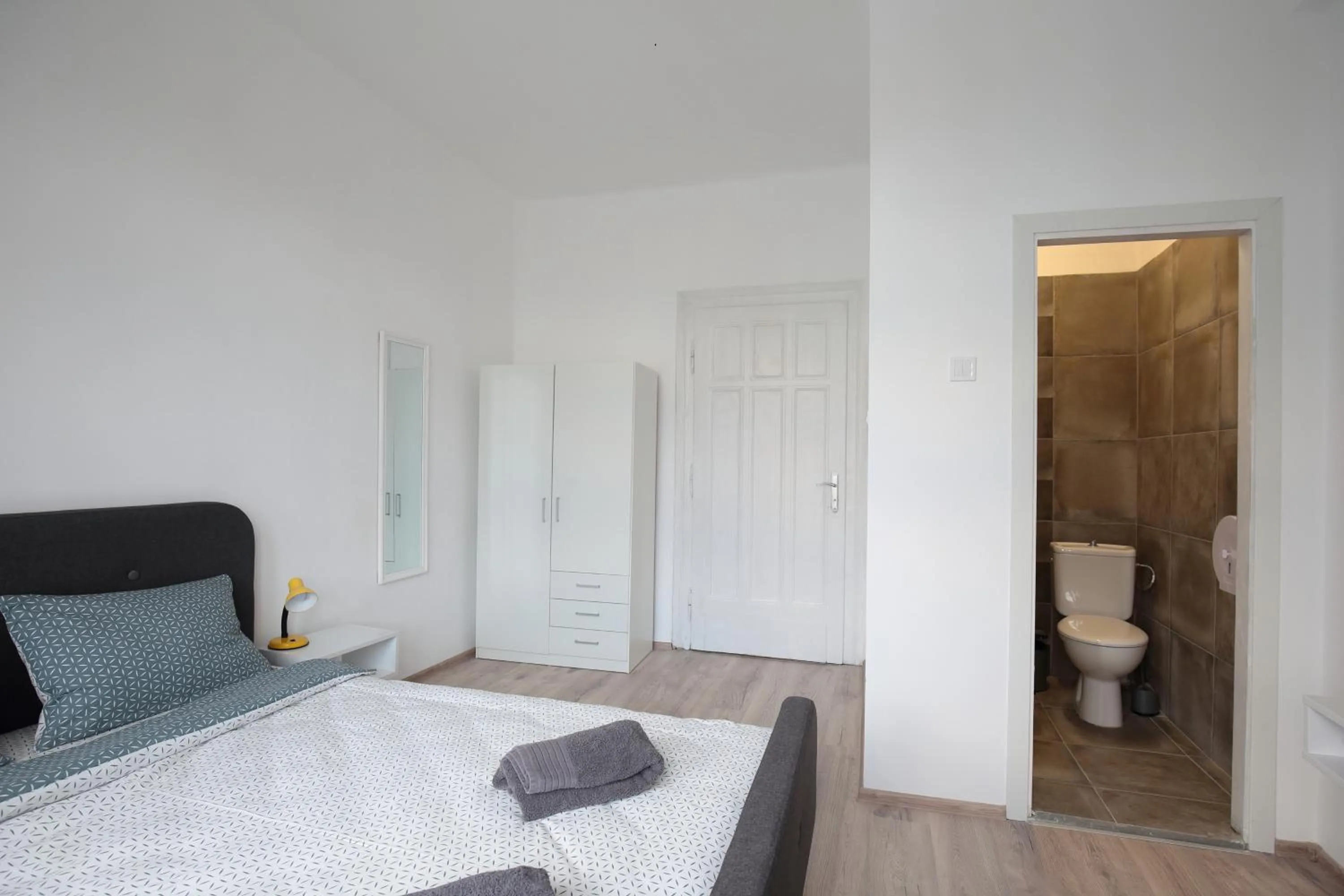 Toilet, Bed in Hostel Musala