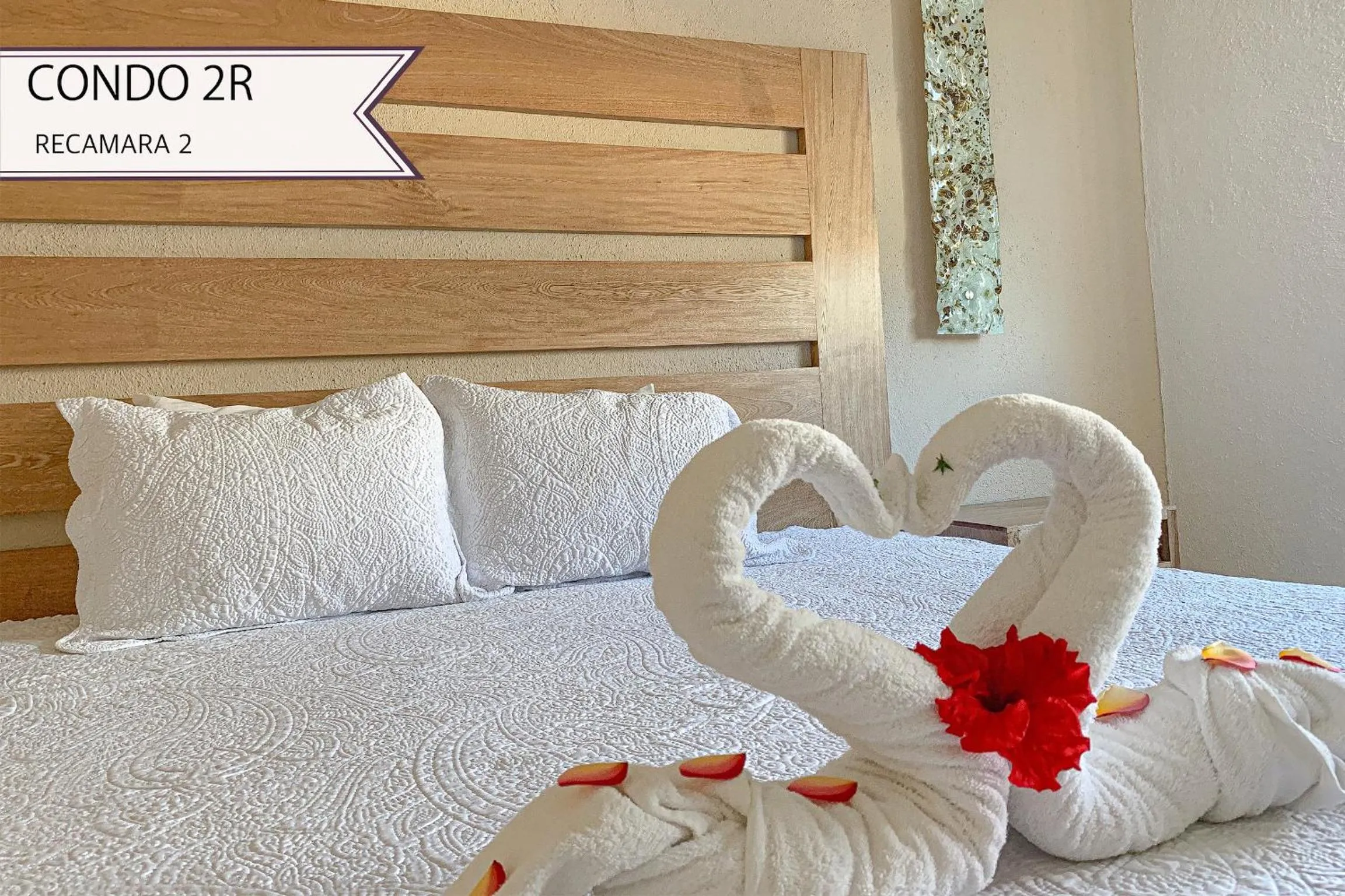 Bed in Condominios JAROJE Huatulco