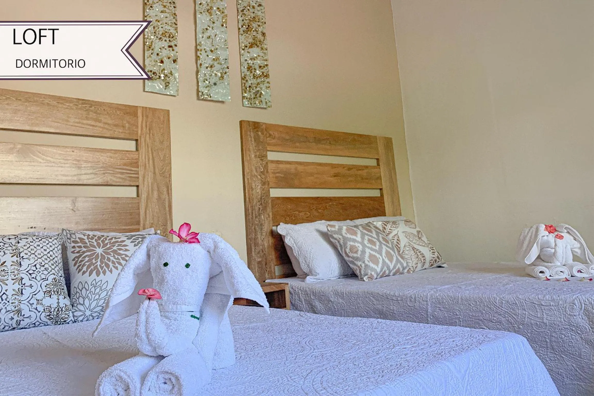 Bed in Condominios JAROJE Huatulco