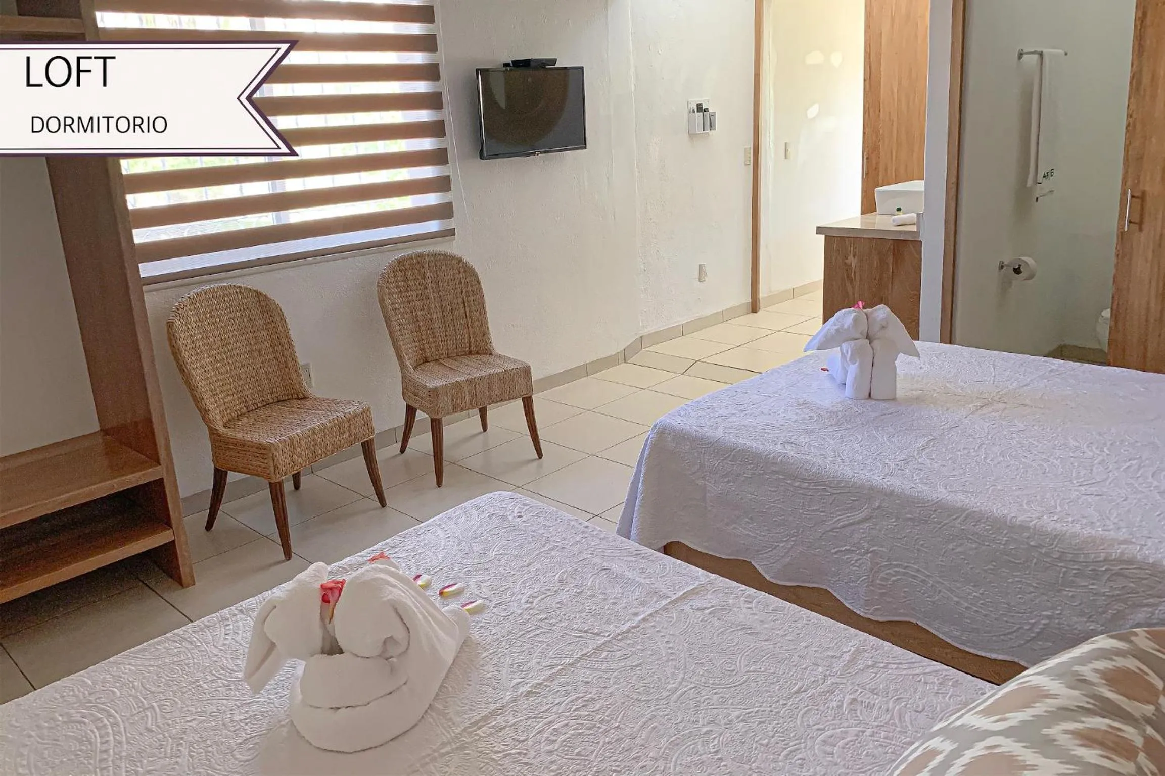 Bed in Condominios JAROJE Huatulco