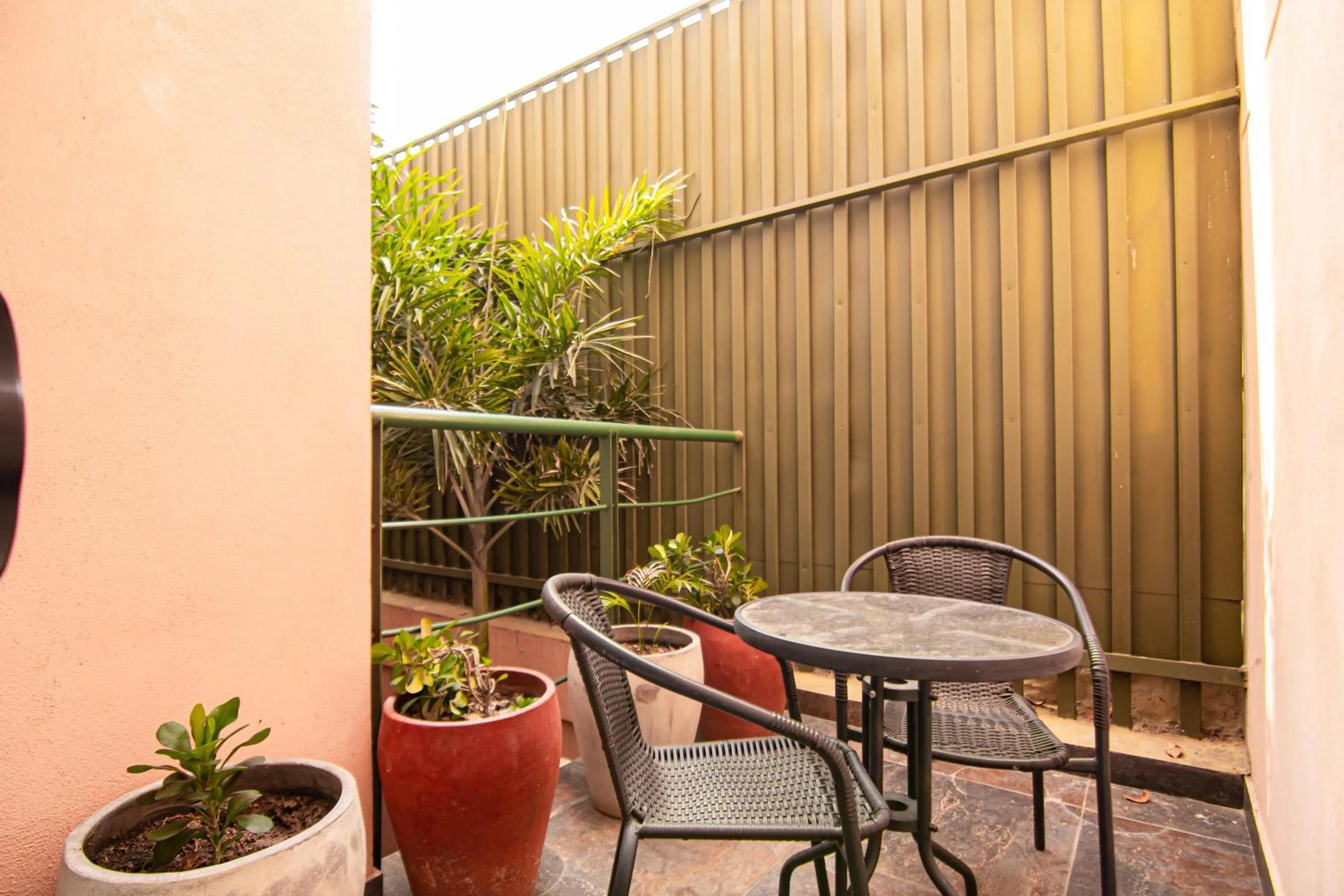 Balcony/Terrace in Oasis Fresh Hotel