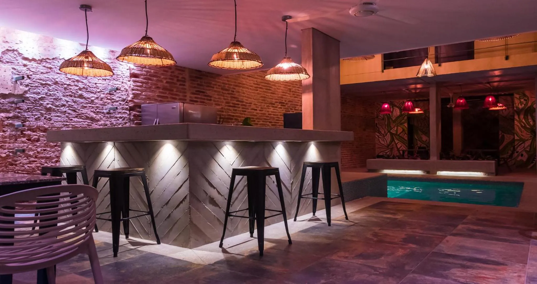 Kitchen or kitchenette in Oasis Fresh Hotel