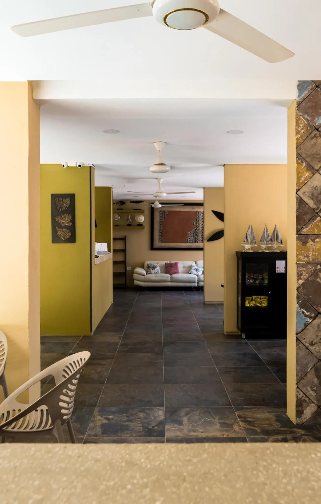 Kitchen or kitchenette in Oasis Fresh Hotel