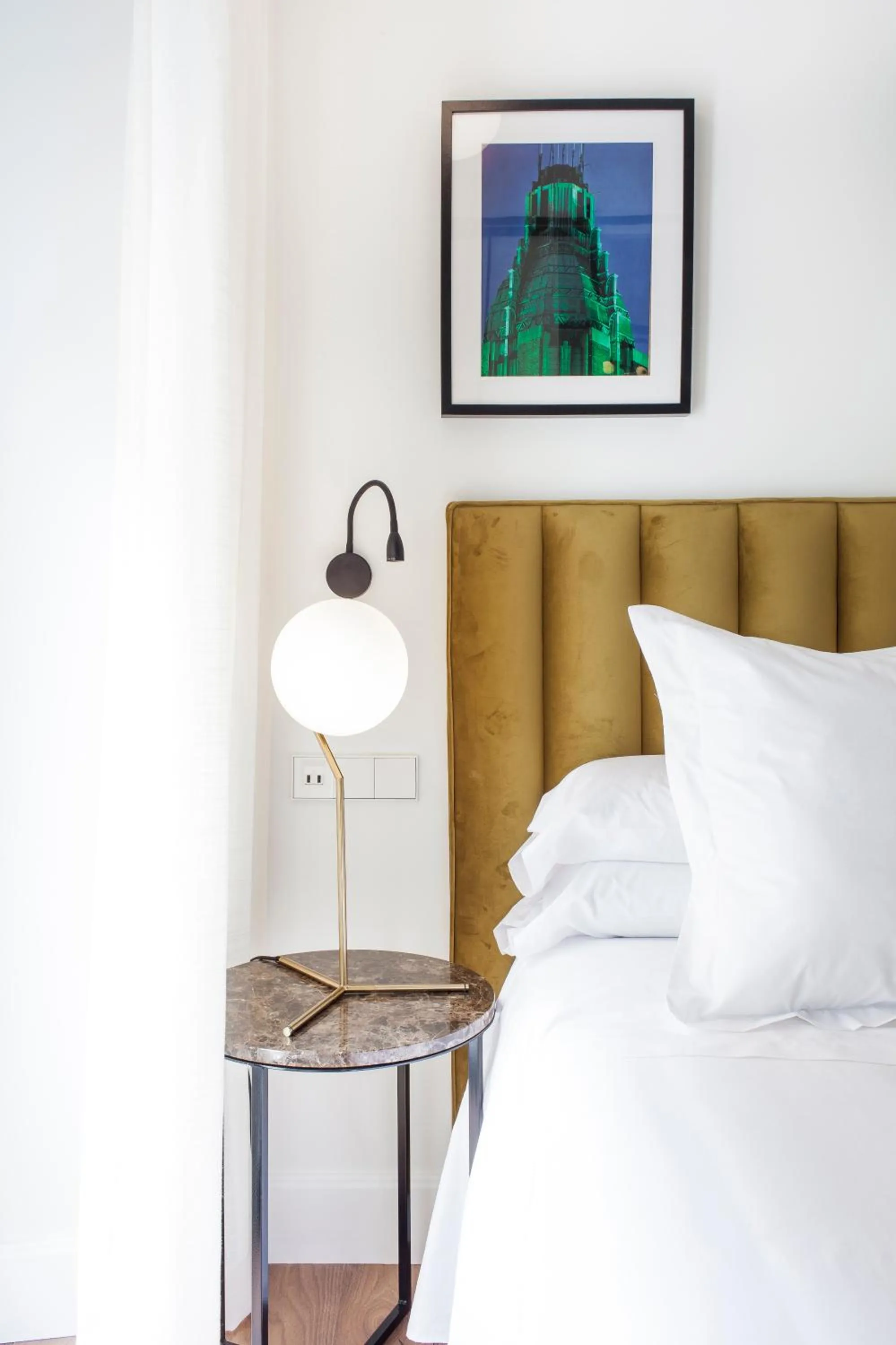 Bedroom, Bed in Mante House - Malasaña Design