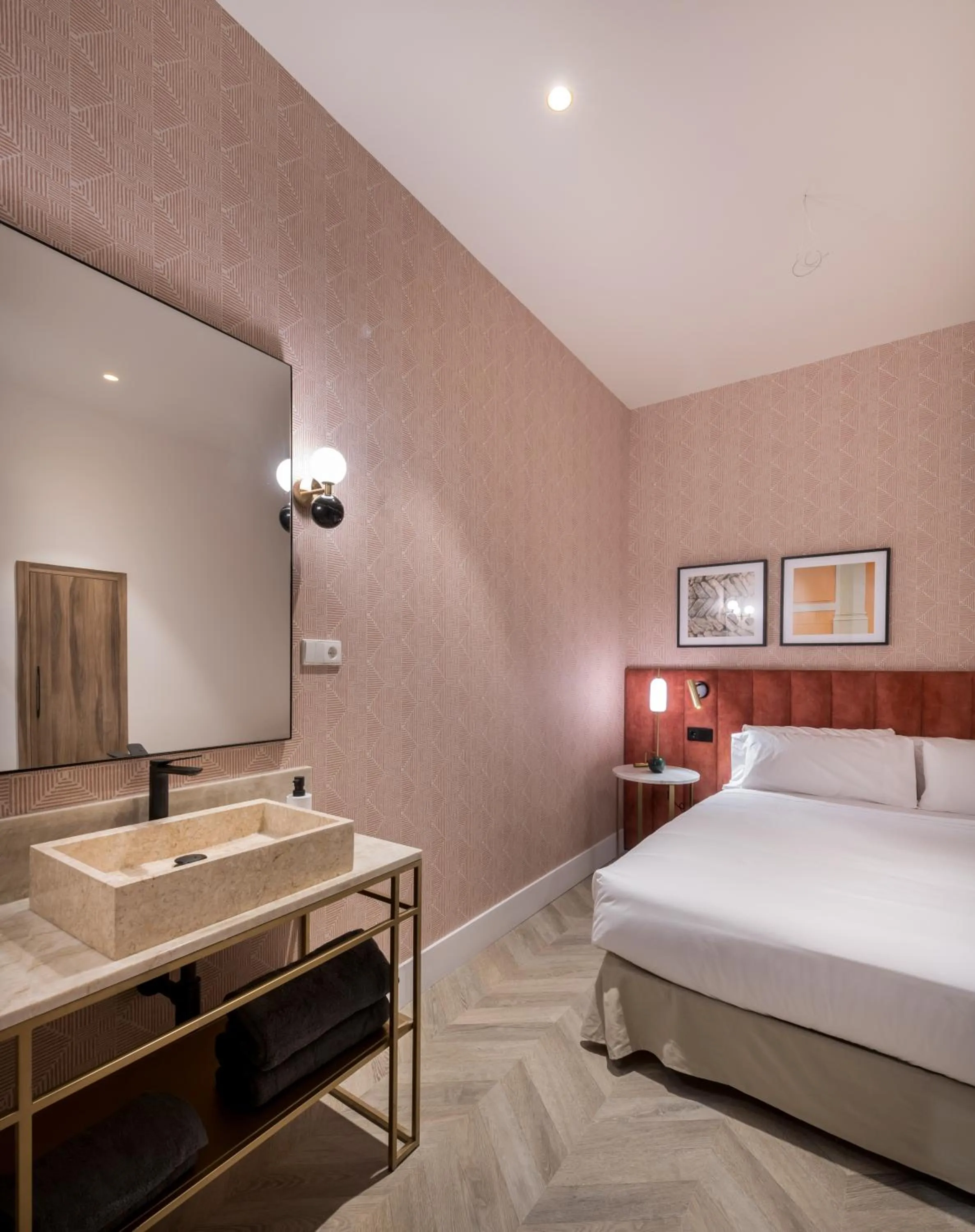 Bed in Mante House - Malasaña Design