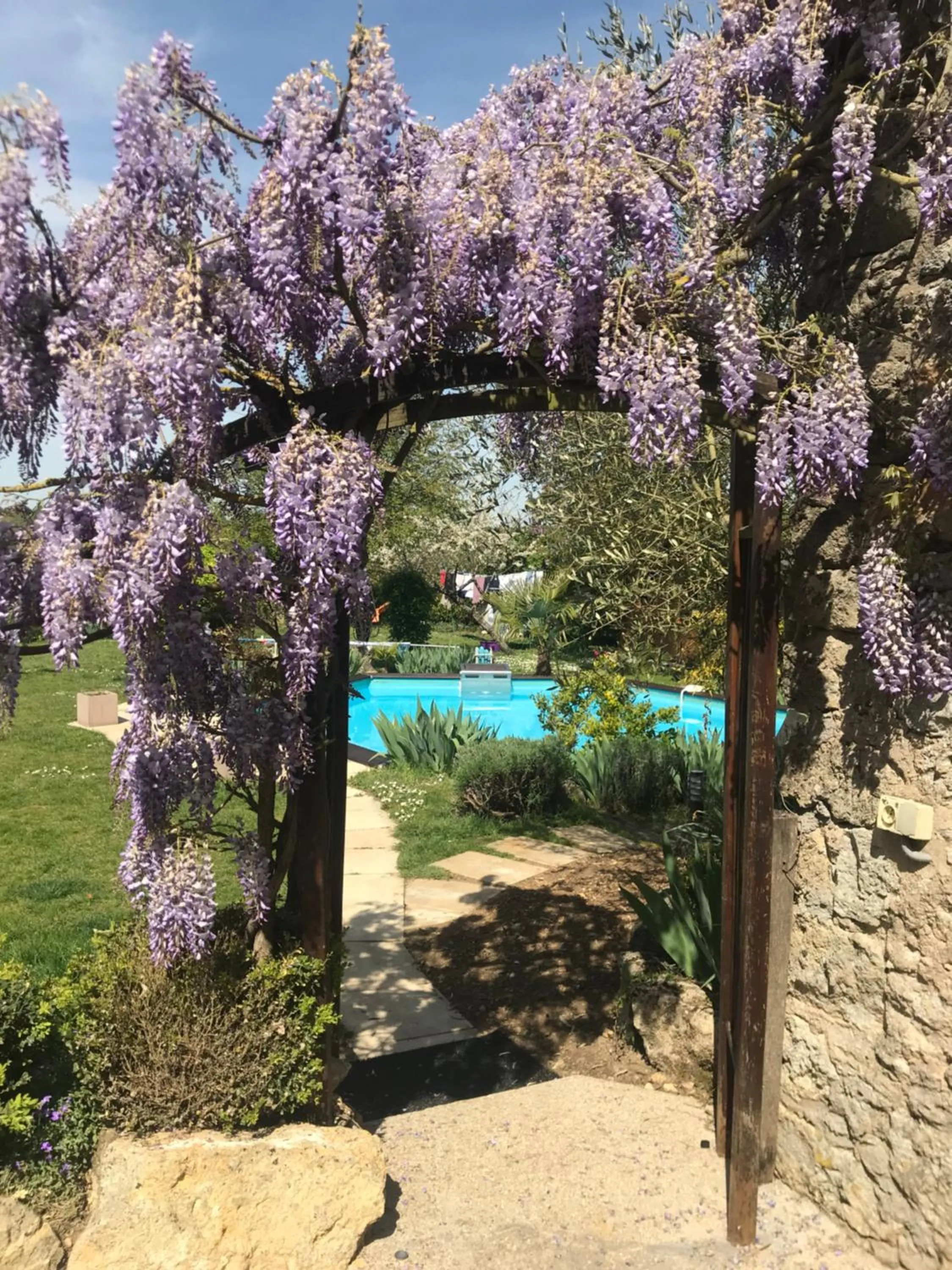 Spring in Chambres d'Hôtes La Vallée des Vignes