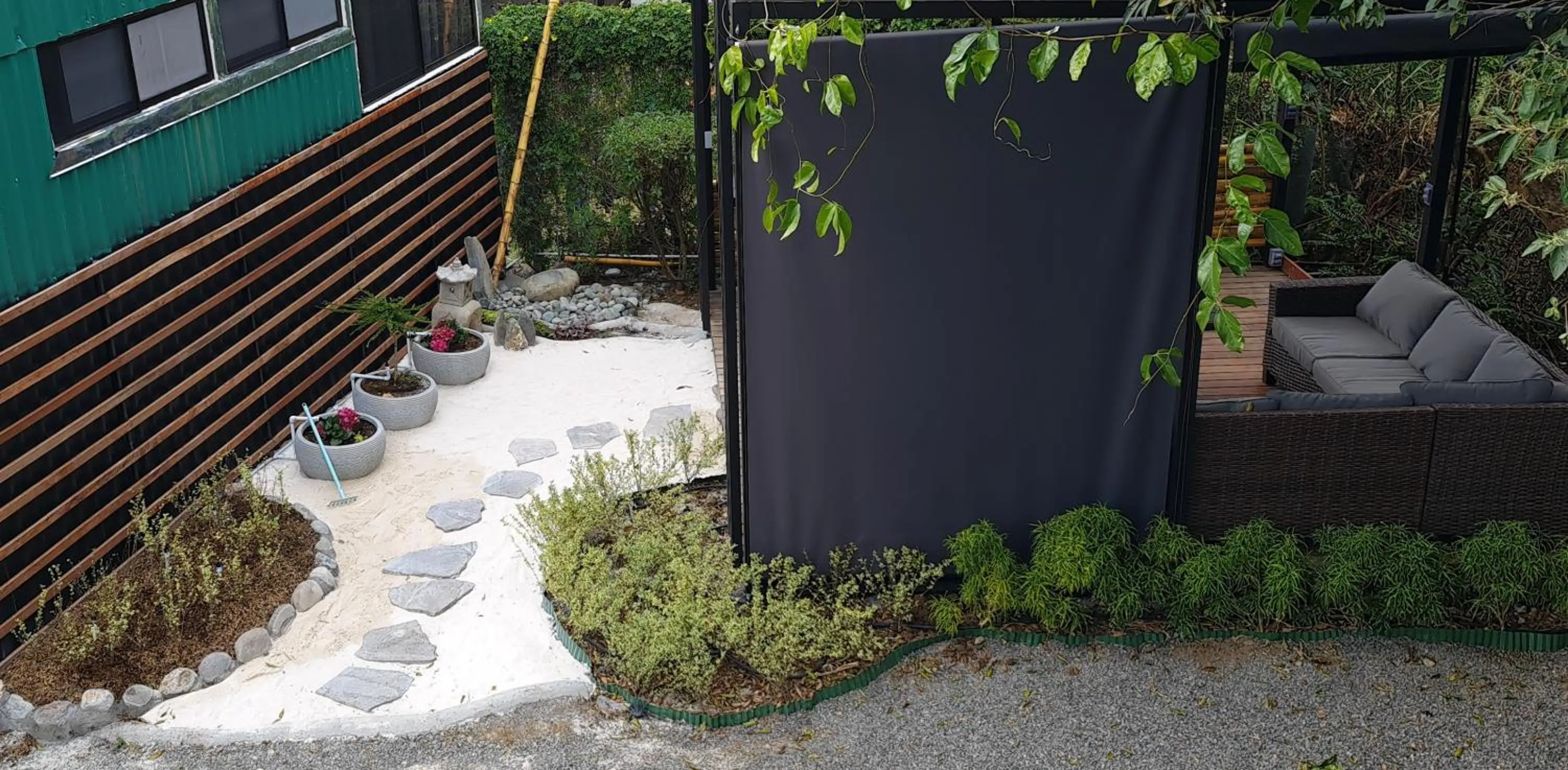 Garden in Apartamento Lantana ,Monteverde con Aire Acondicionado y Lavanderia