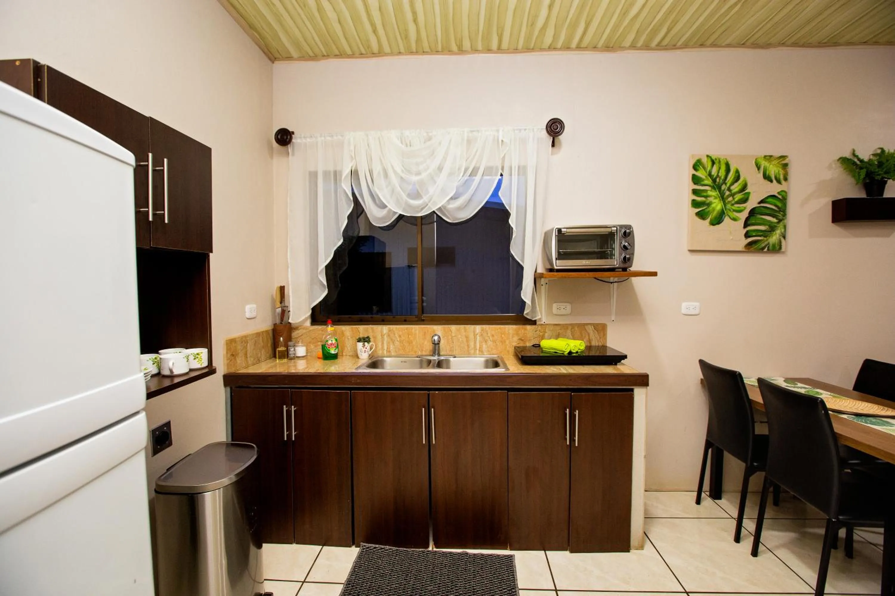 Kitchen or kitchenette in Apartamento Lantana ,Monteverde con Aire Acondicionado y Lavanderia