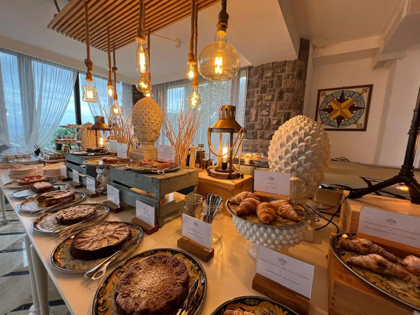 Buffet breakfast in Romantic Relais Sorrento