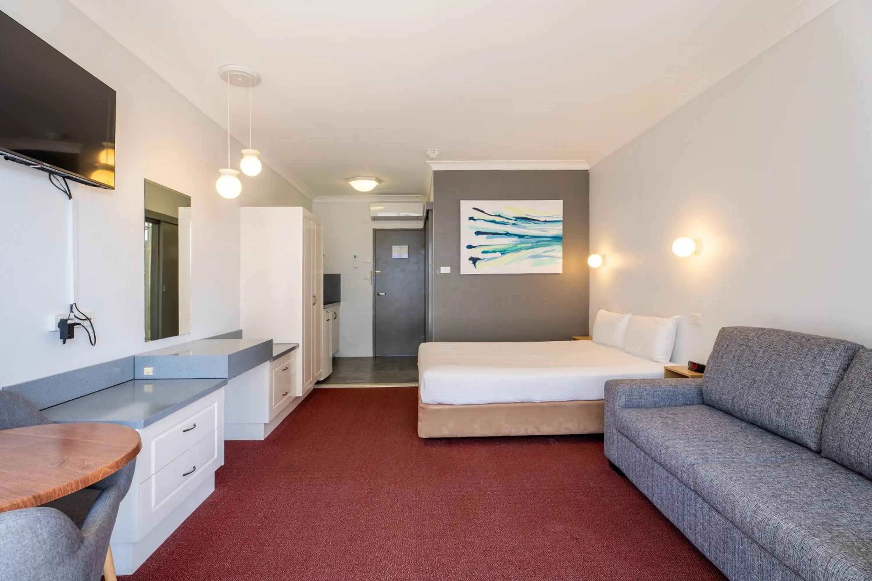 Bedroom in Port Aloha Motel