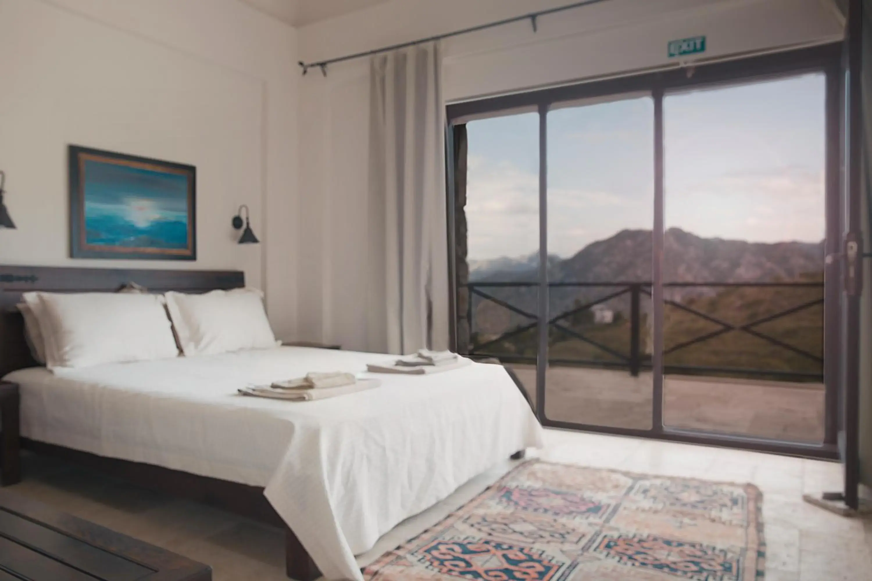 Mountain view, Bed in Kekik Otel Selimiye Mountain view, Bed in Kekik Otel Selimiye