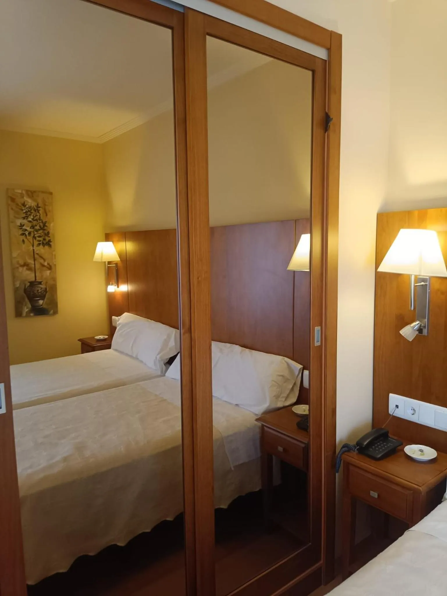 Bedroom, Bed in Hotel Villa de Larraga