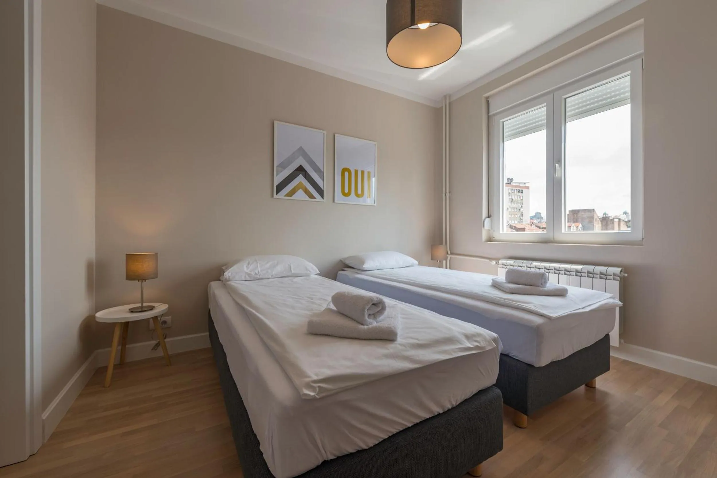 Bedroom, Bed in Urban ZEN with View - City Break Apartments