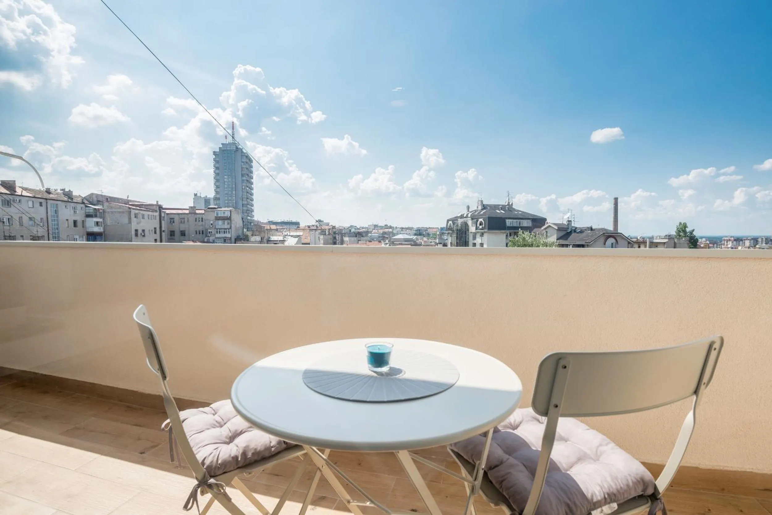 Balcony/Terrace in Urban ZEN with View - City Break Apartments