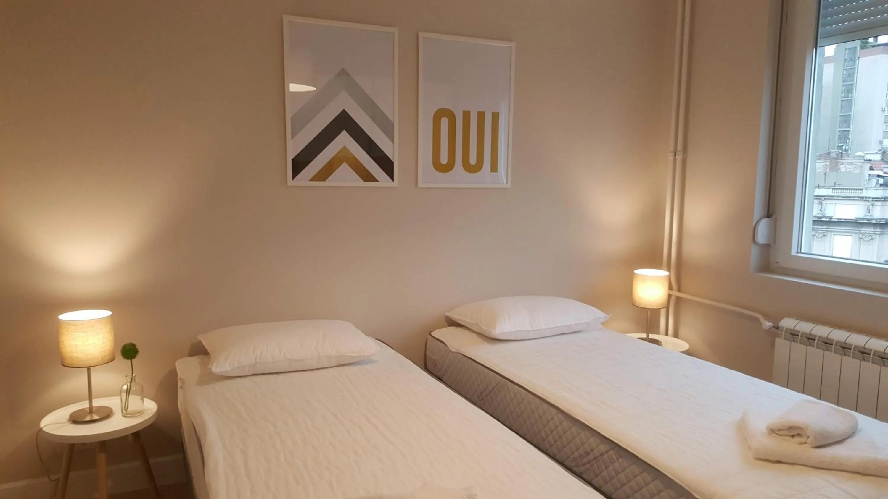 Bedroom, Bed in Urban ZEN with View - City Break Apartments