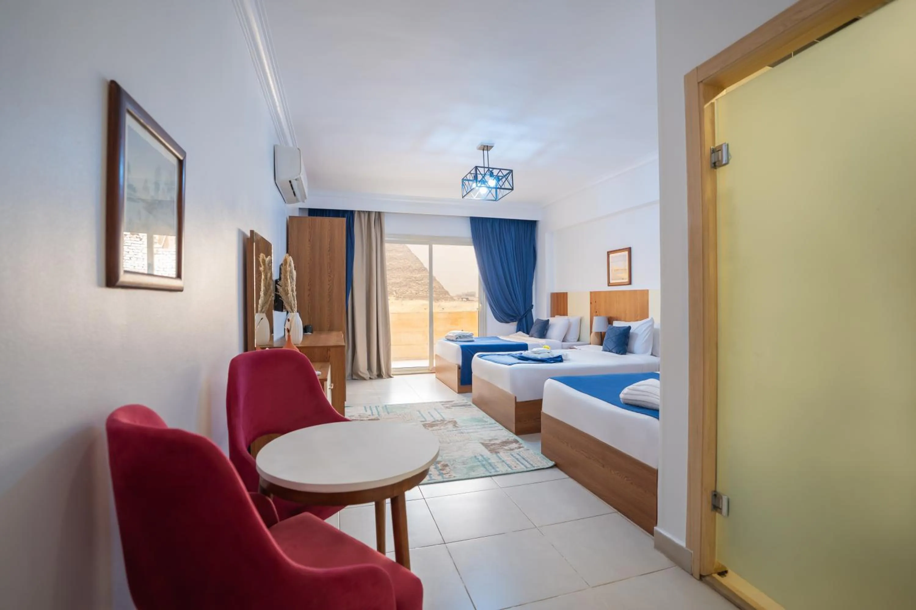 Bed in Hayat Pyramids View Hotel