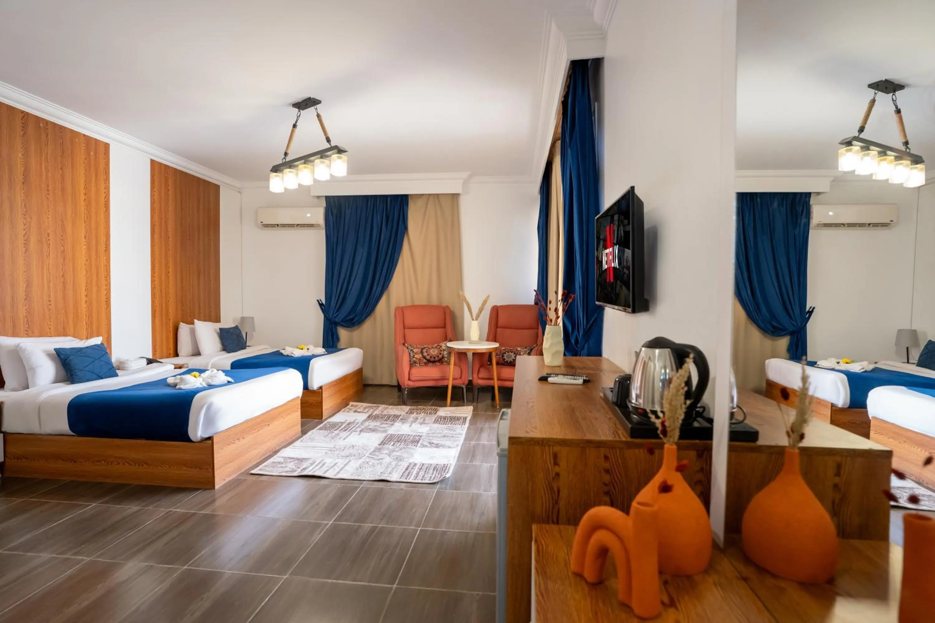 Bed in Hayat Pyramids View Hotel