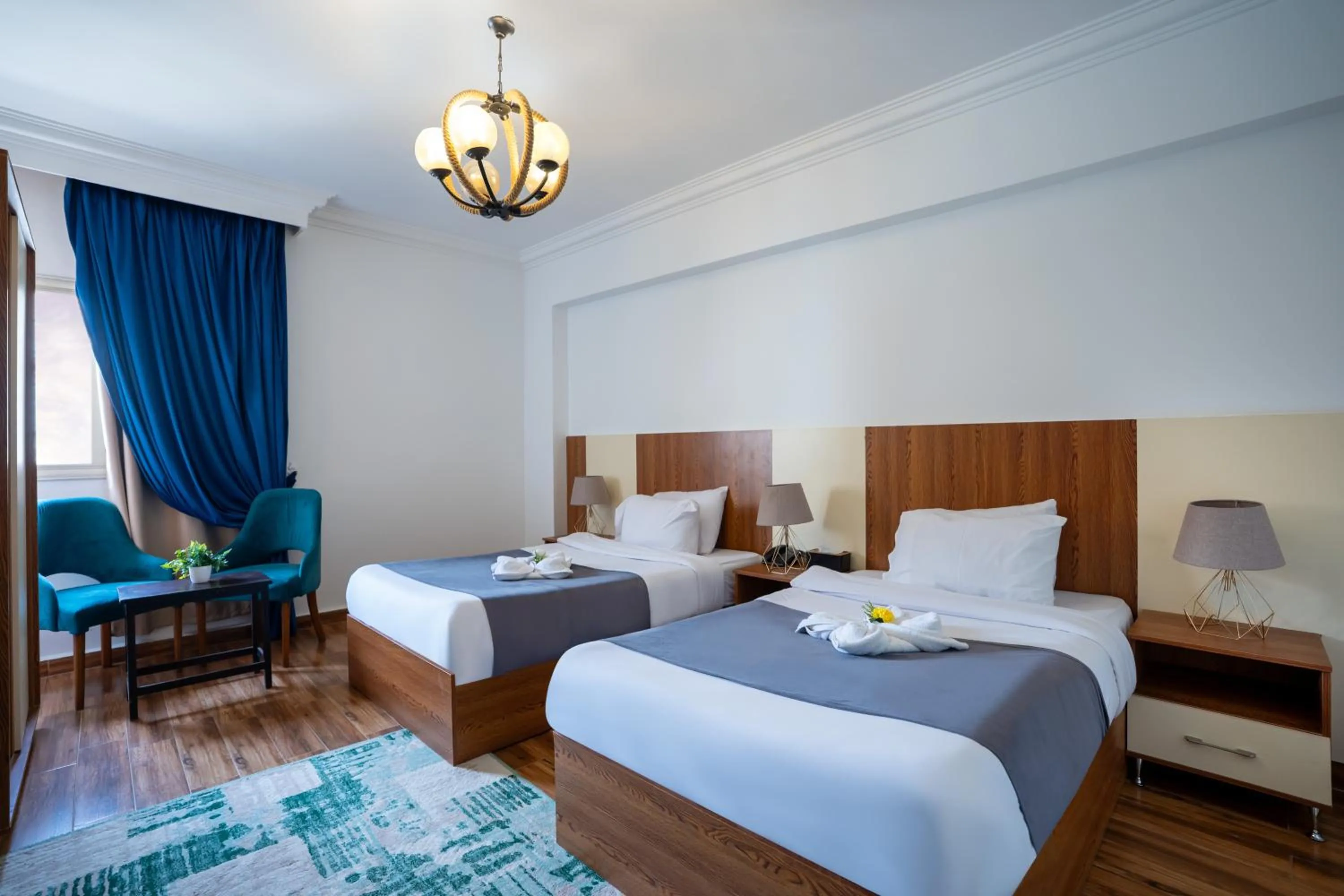 Bed in Hayat Pyramids View Hotel