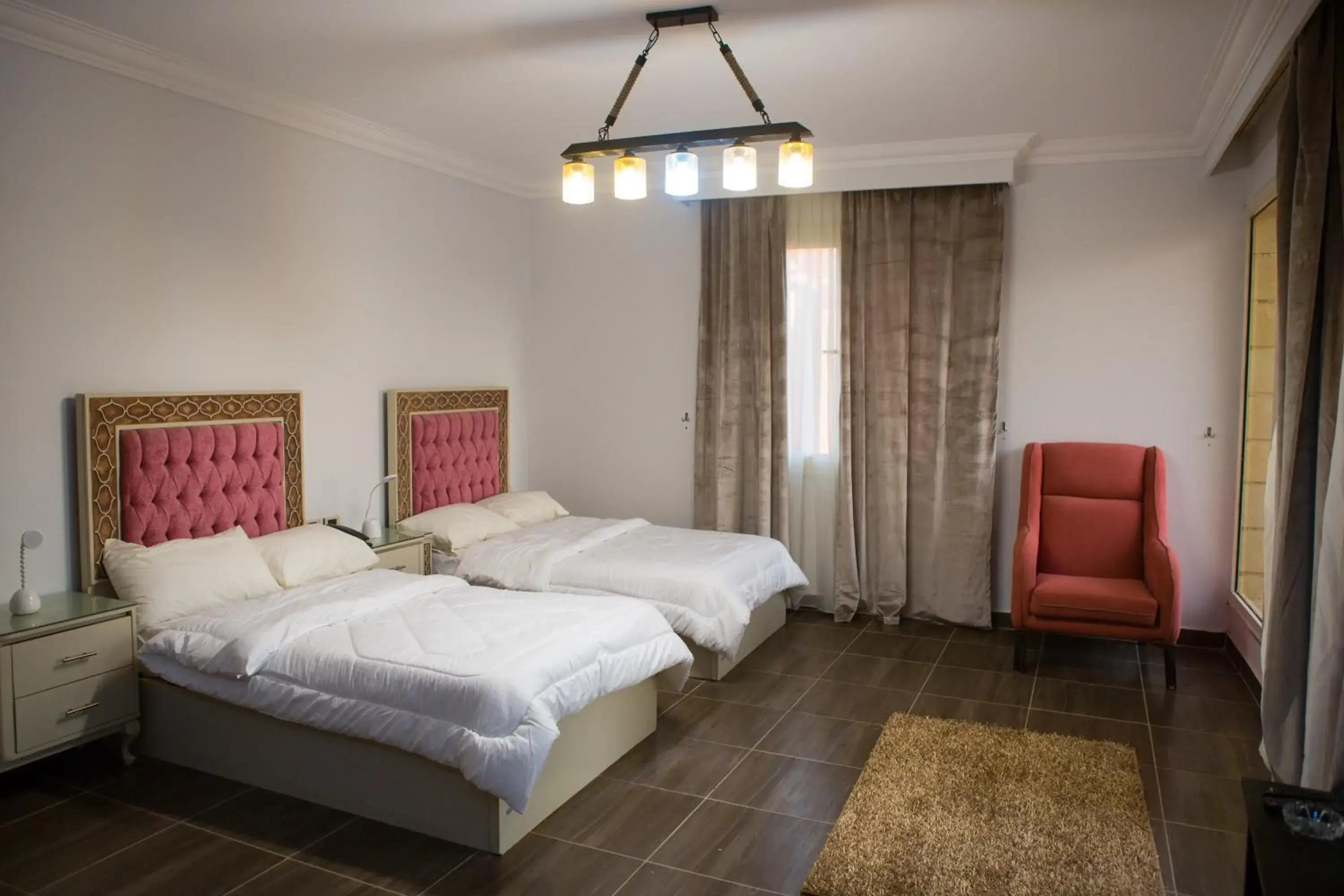 Deluxe Double pyramids view room with Balcony in Hayat Pyramids View Hotel Deluxe Double pyramids view room with Balcony in Hayat Pyramids View Hotel