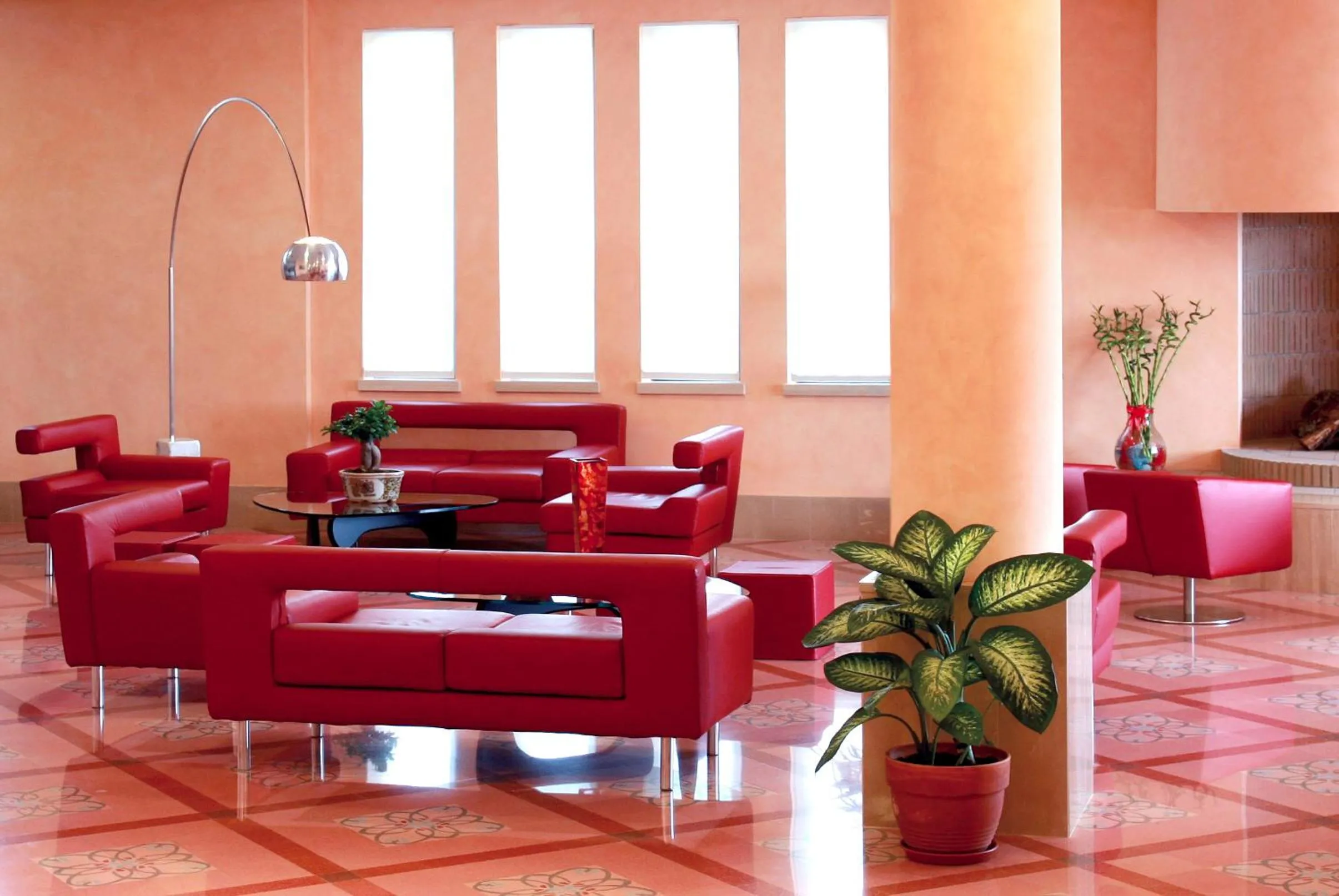 Lobby or reception in don guglielmo panoramic hotel & spa