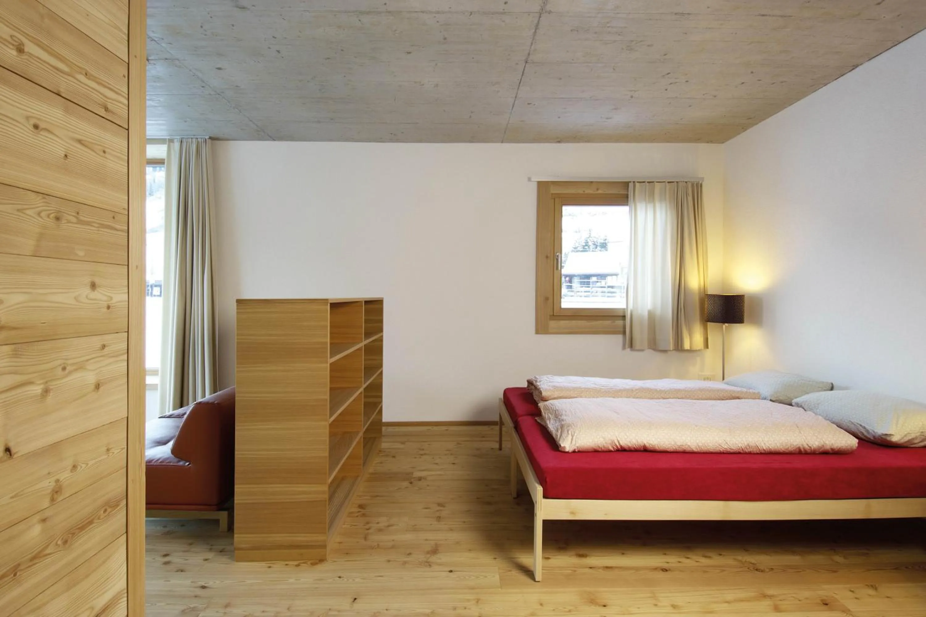 Bed in Scuol Youth Hostel