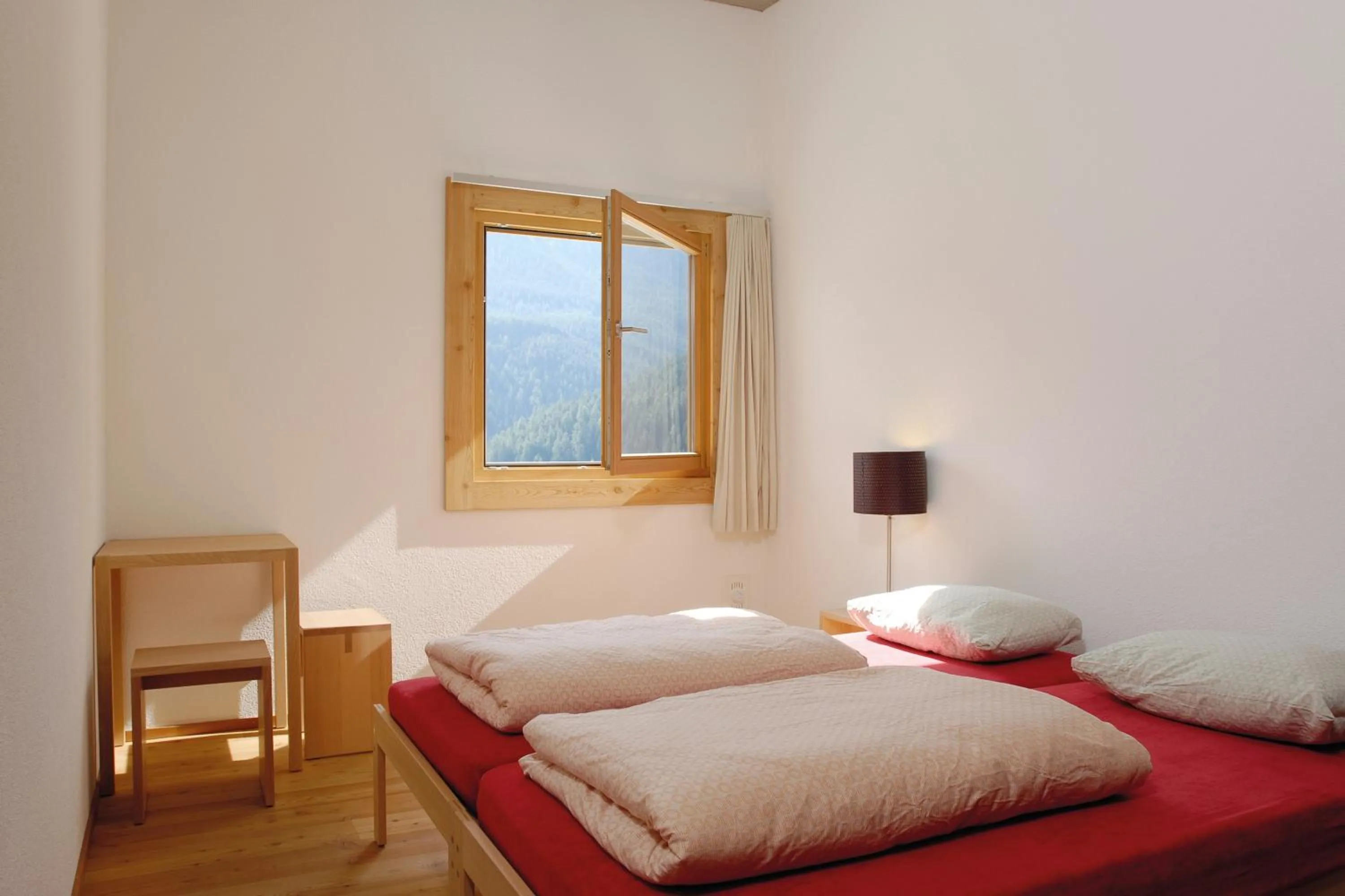 Bed in Scuol Youth Hostel