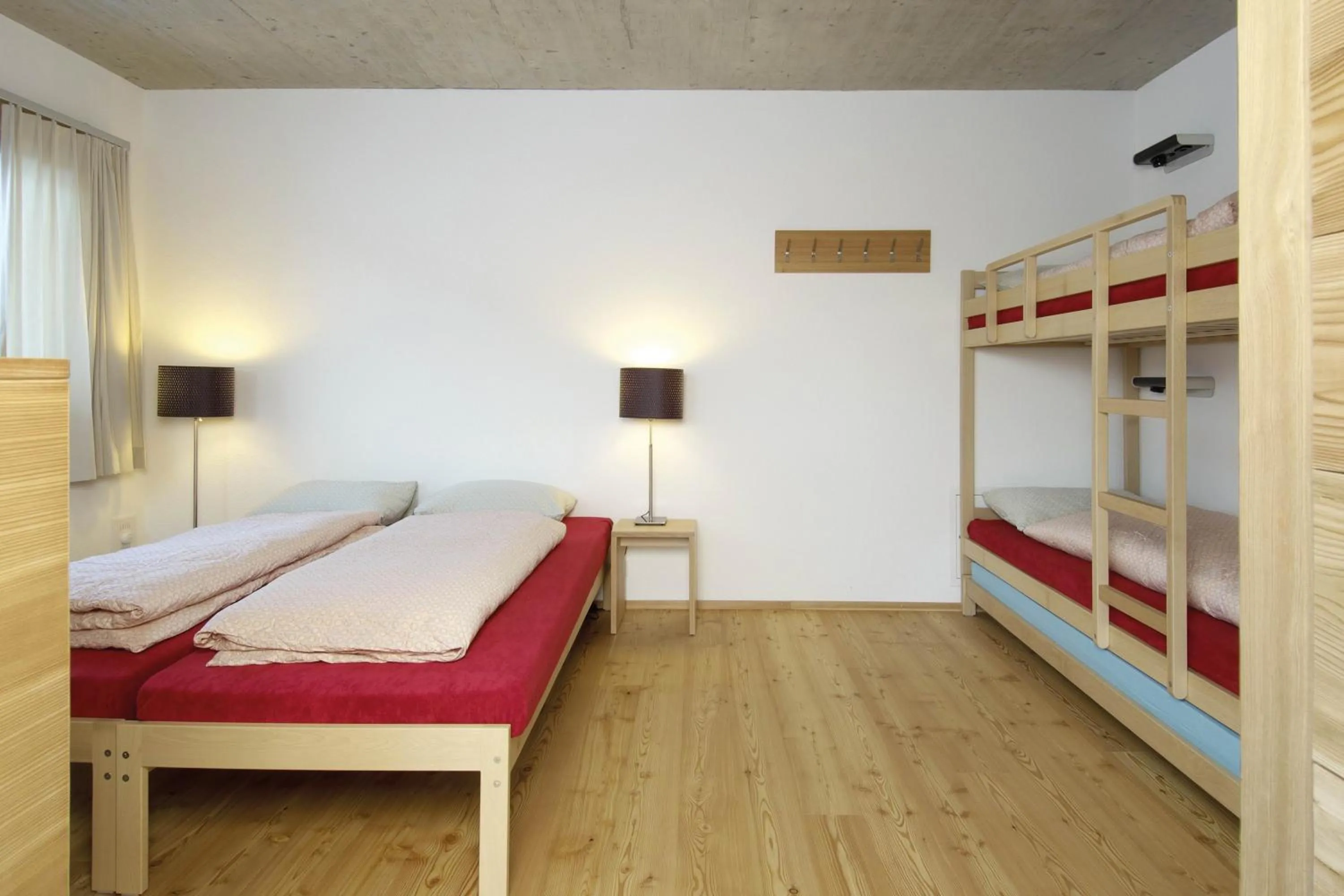 Bed in Scuol Youth Hostel