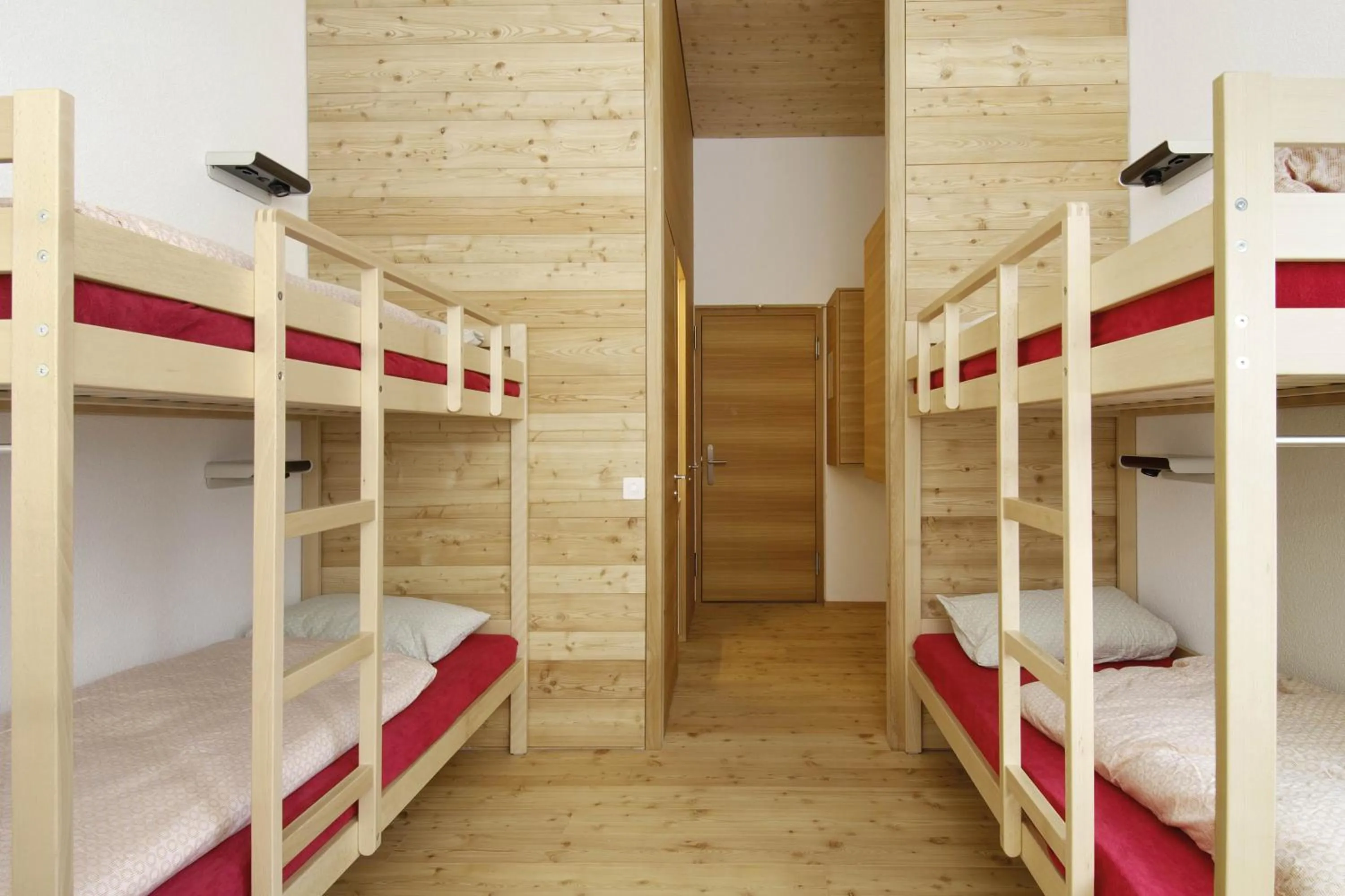 Bed in Scuol Youth Hostel