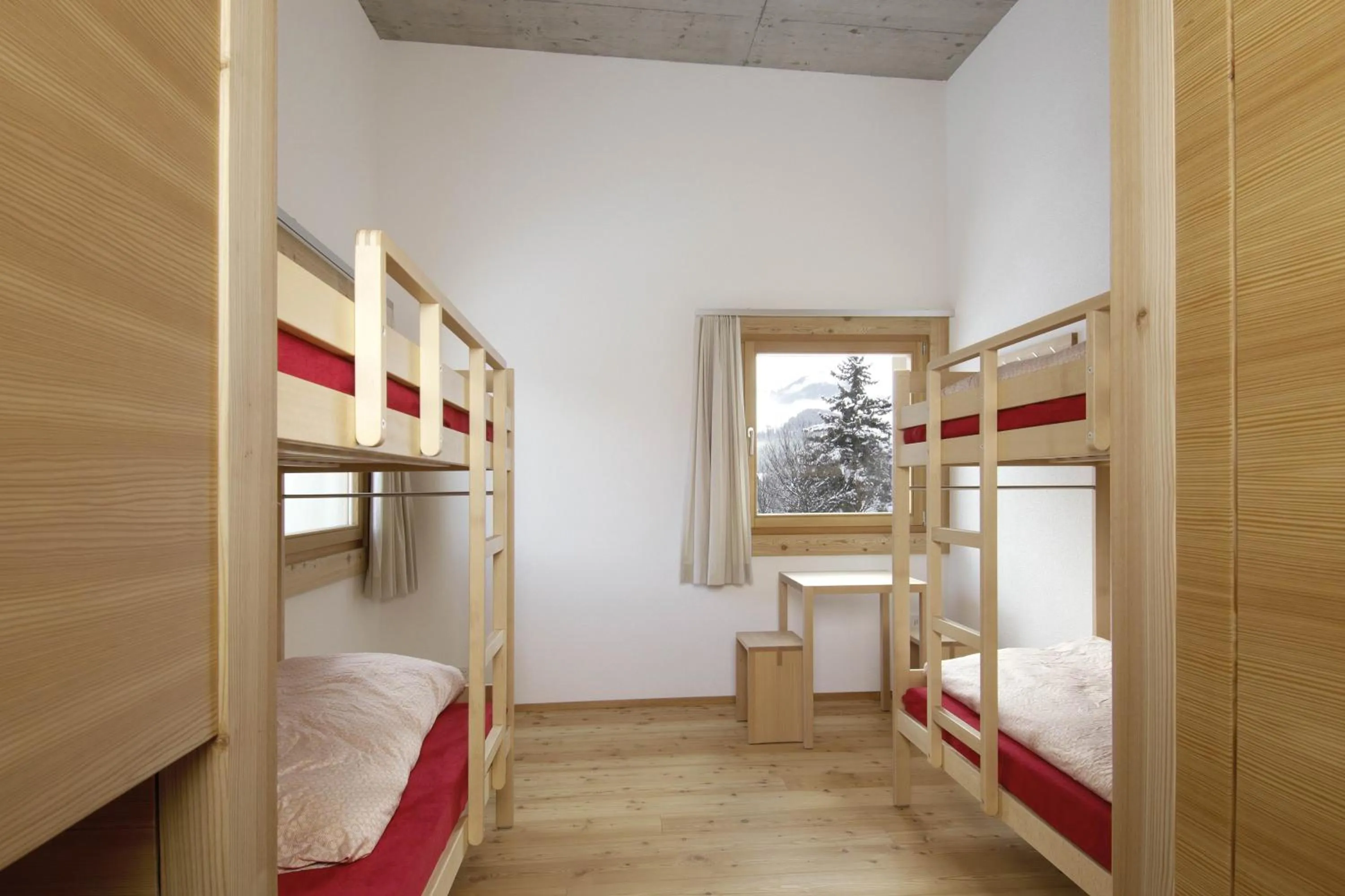 Bed in Scuol Youth Hostel