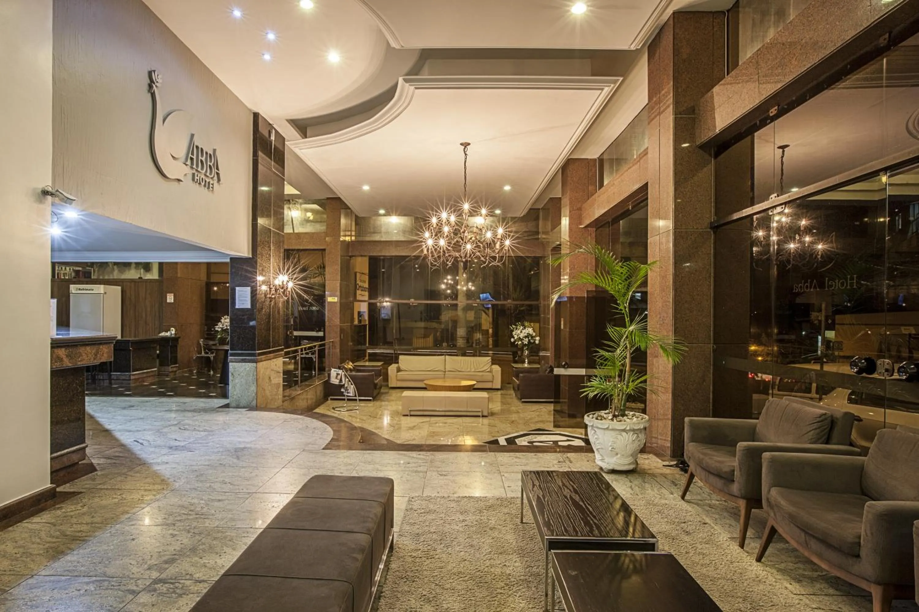 Lobby or reception in Abba Hotel
