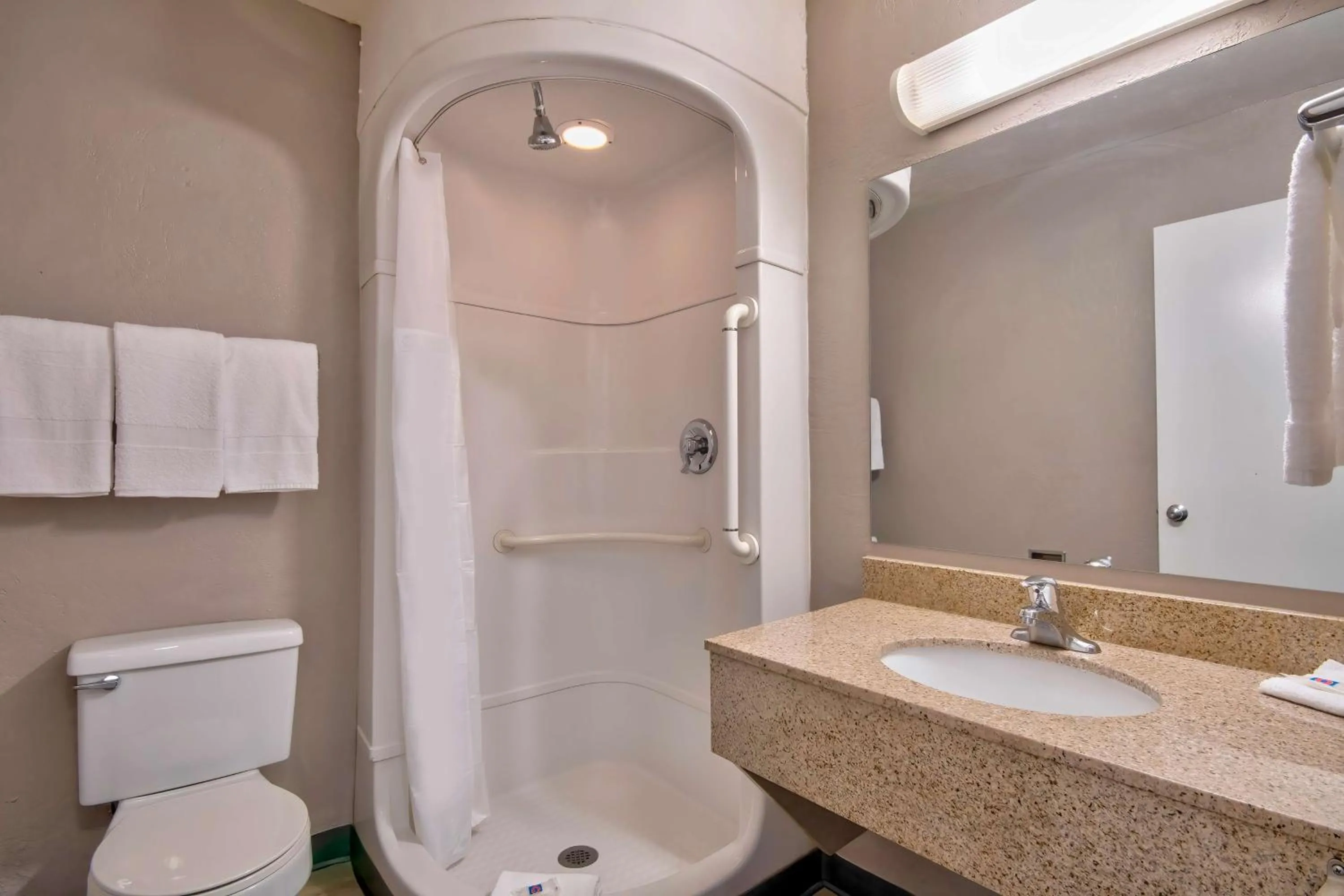 Bathroom in Motel 6 Santa Fe