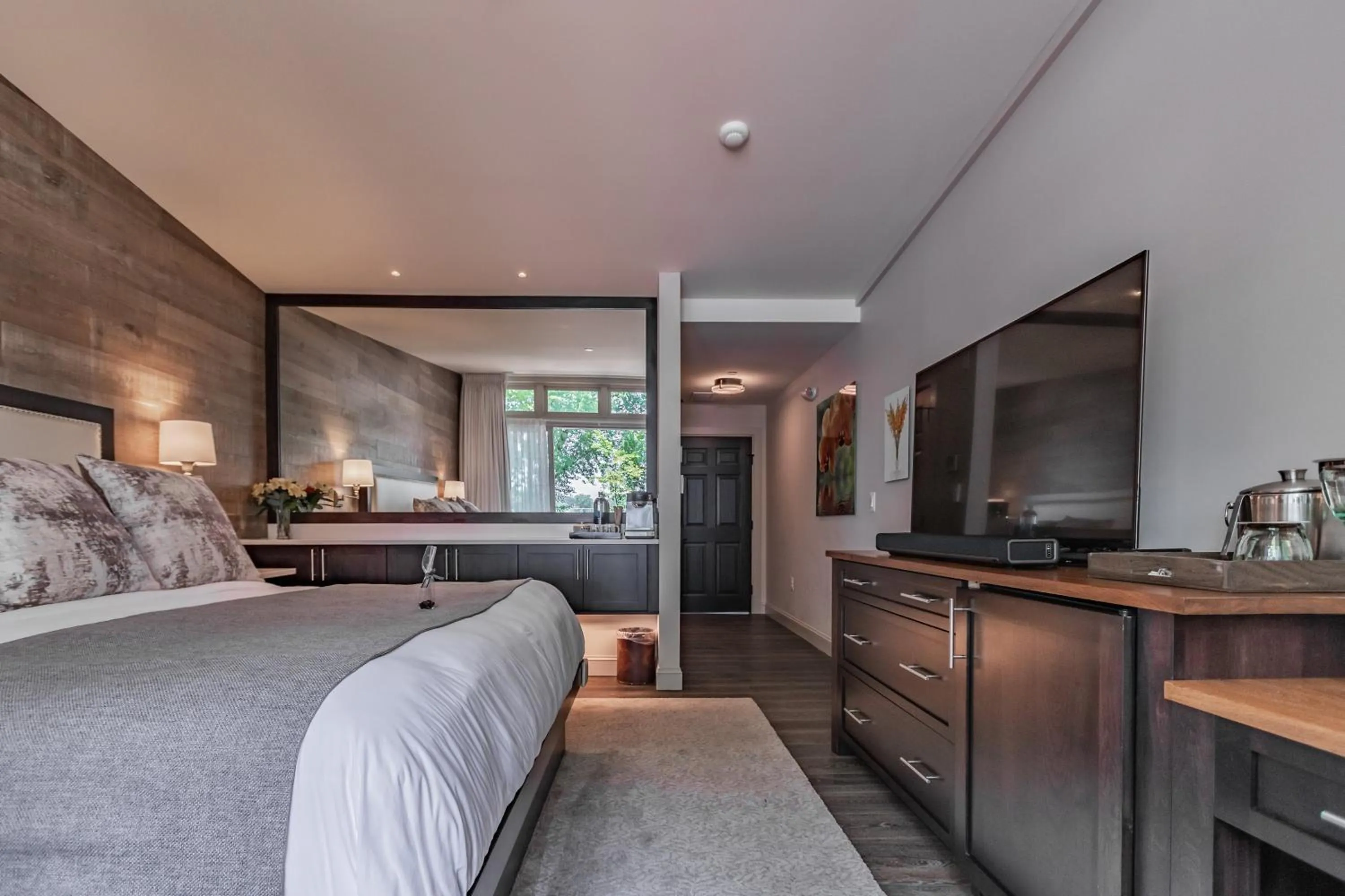 Bed in Carriage House New Hope